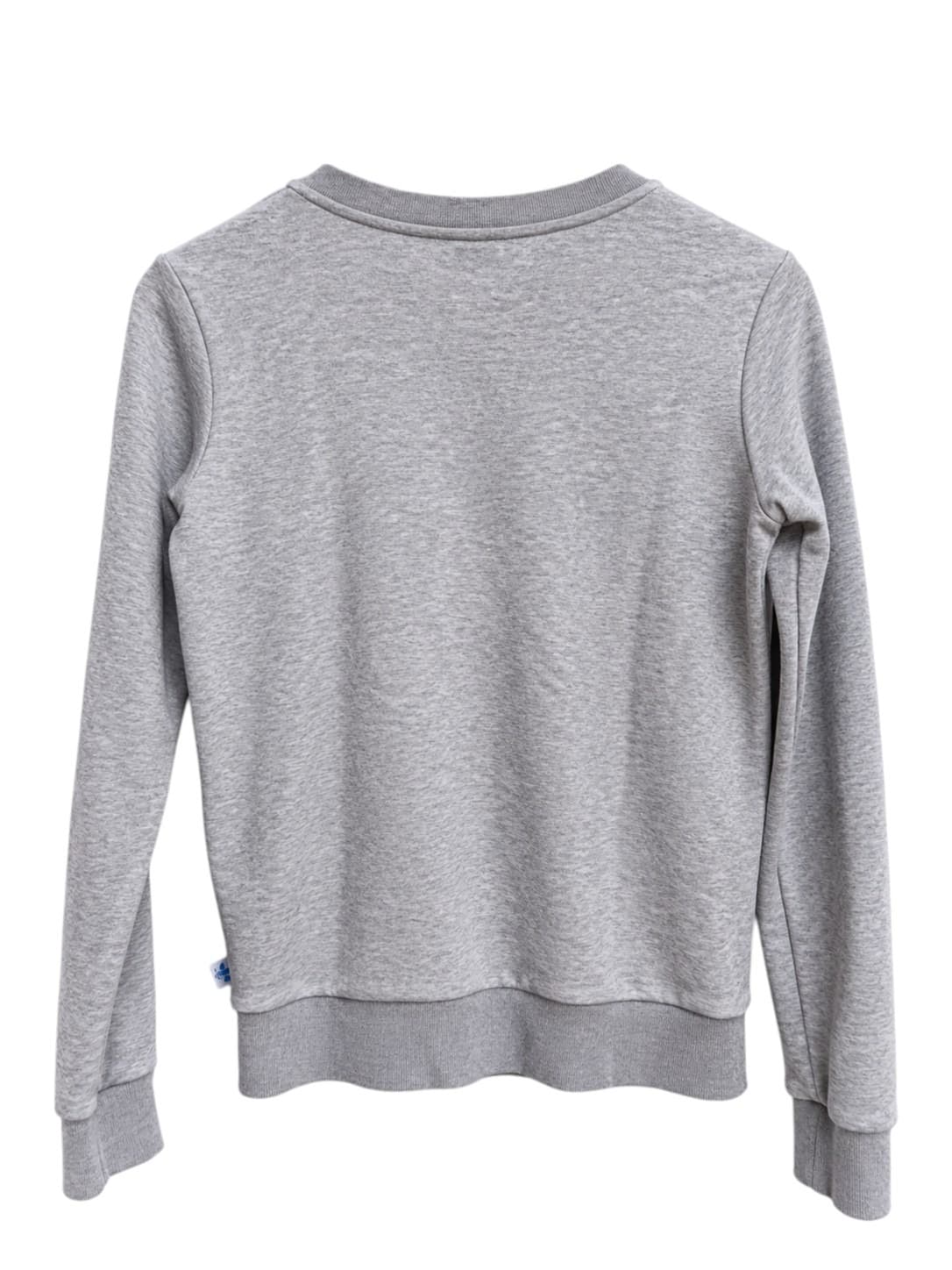 Adidas Originals Womens Sweatshirt Size 8 Grey Leopard Print Trefoil Logo — photo 4 of 7