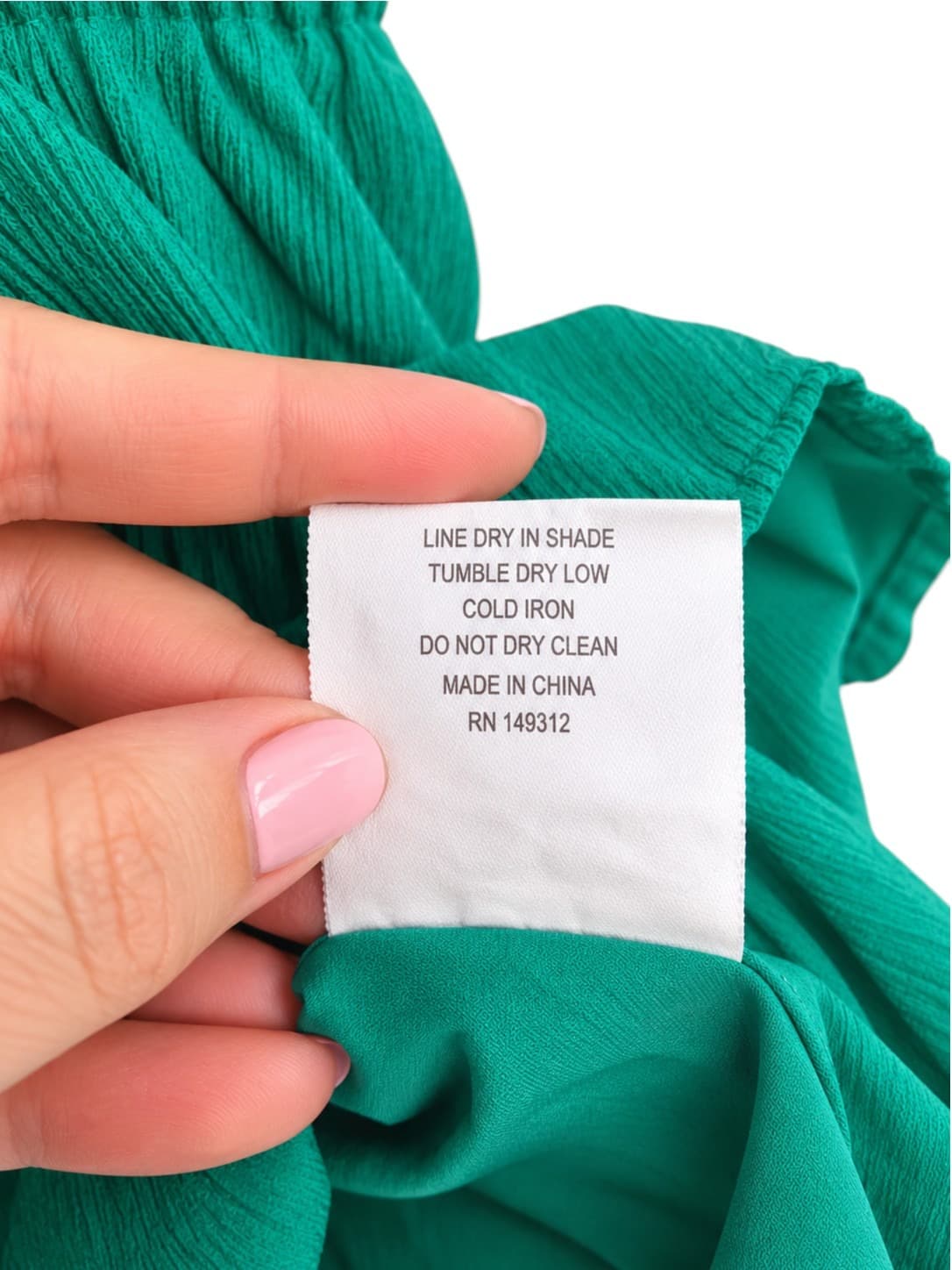 Angel Biba Green Tie Front Tiered Mini Dress Womens 12 Smocked Waist — photo 7 of 7