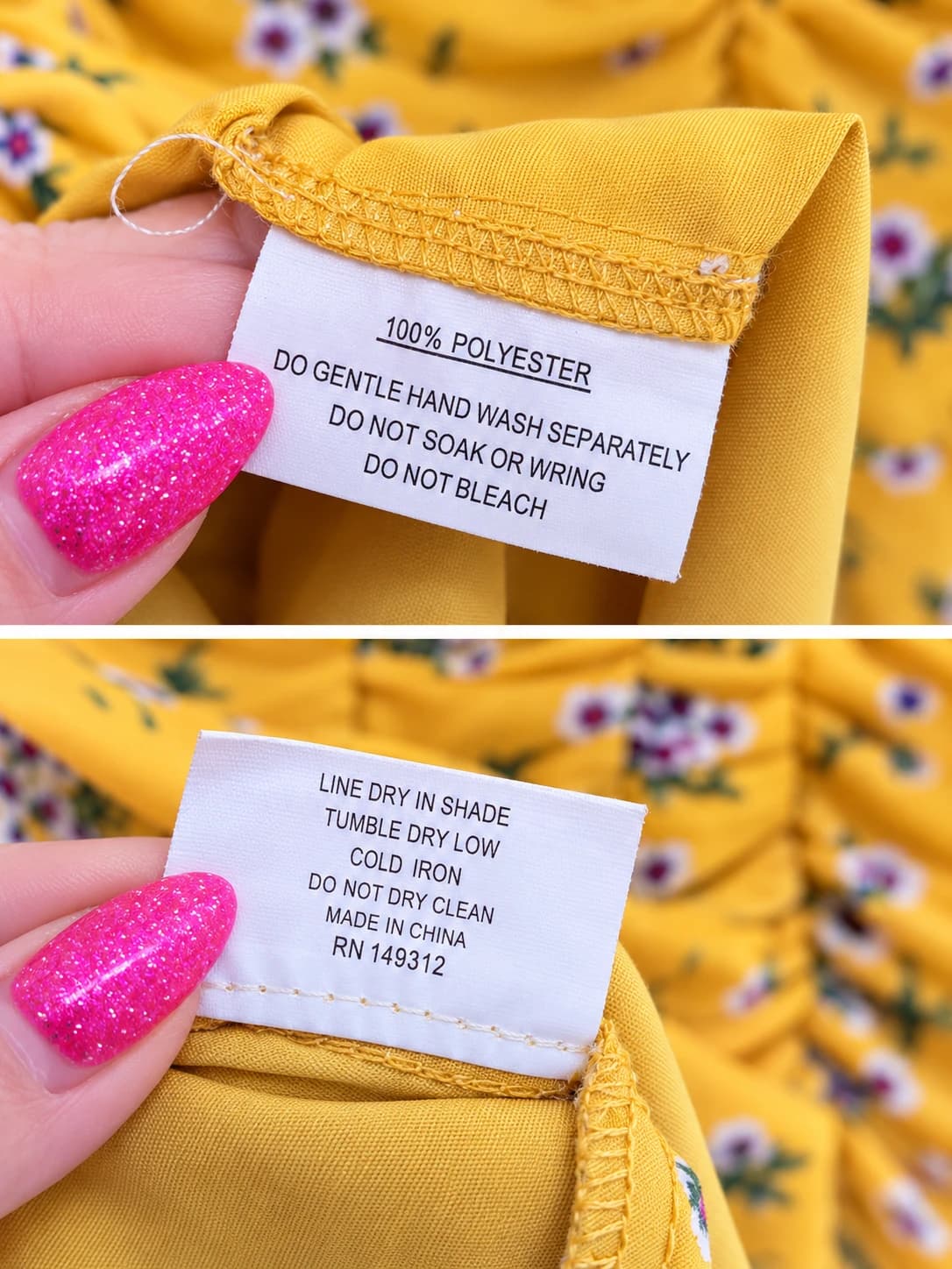 ANGEL BIBA Yellow Floral Ruched Corset Mini Dress Tie Detail Size 8 — photo 7 of 7