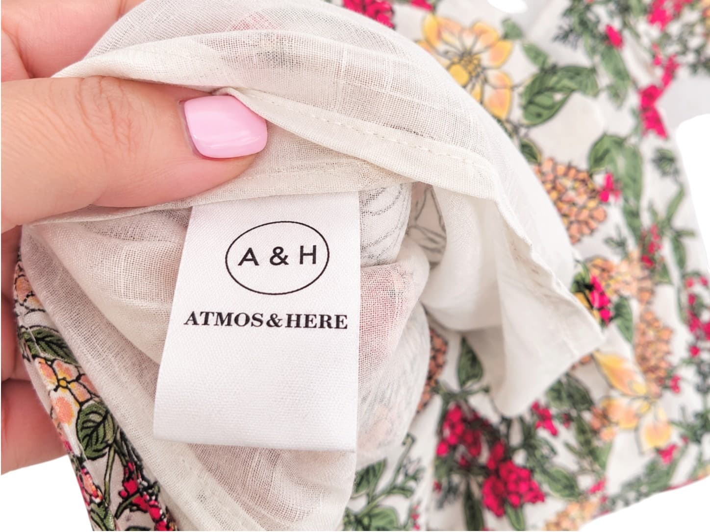 ATMOS&HERE Marcella Floral Tiered Frill Mini Dress BNWT Size 12 — photo 7 of 8