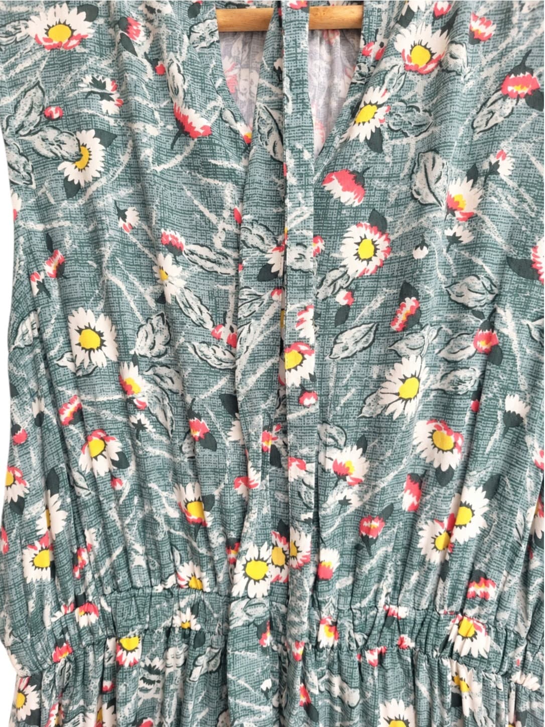 CATH KIDSTON Teal Green Floral Sleeveless Maxi Dress Size 6 — photo 3 of 6