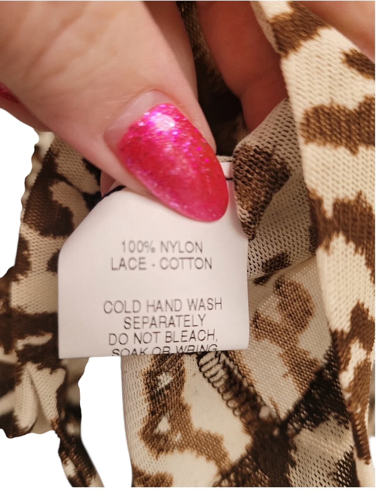 CHARLIE BROWN Y2K Leopard Print Sheer Mesh Ruffle Blouse Top Size 12 — photo 8 of 8
