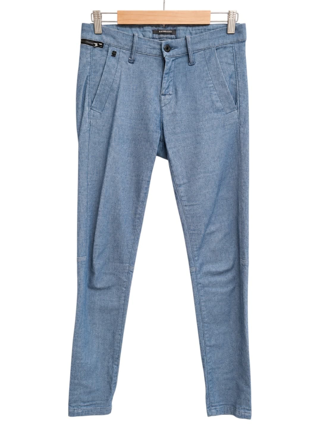 G-Star RAW New Bronson Slim Chino Womens W27 L32 Blue Denim Look Pants — photo 2 of 7