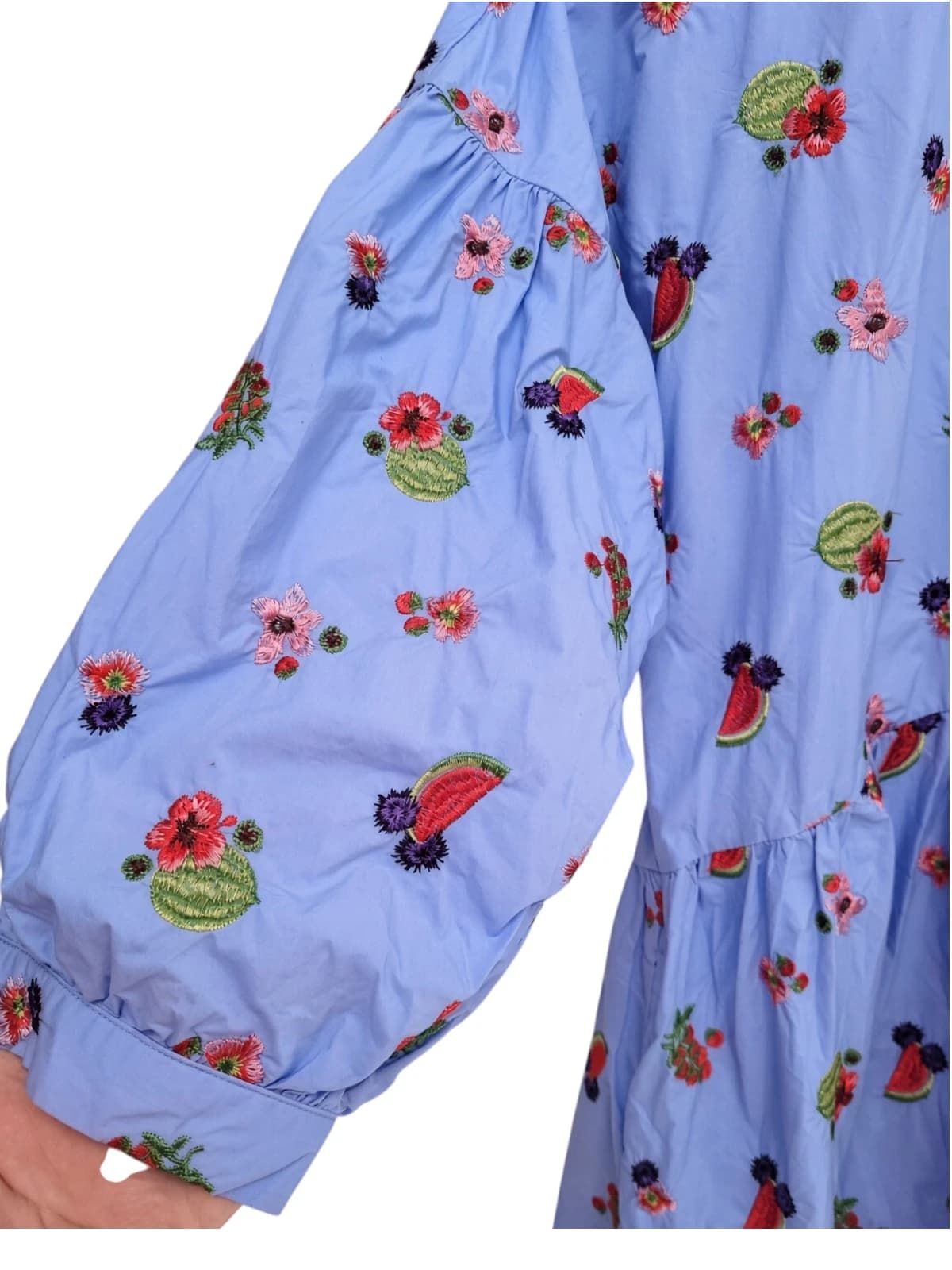 Gorman x Hattie Molloy Fruit Salad Embroidered Smock Top Size 10 — photo 3 of 9
