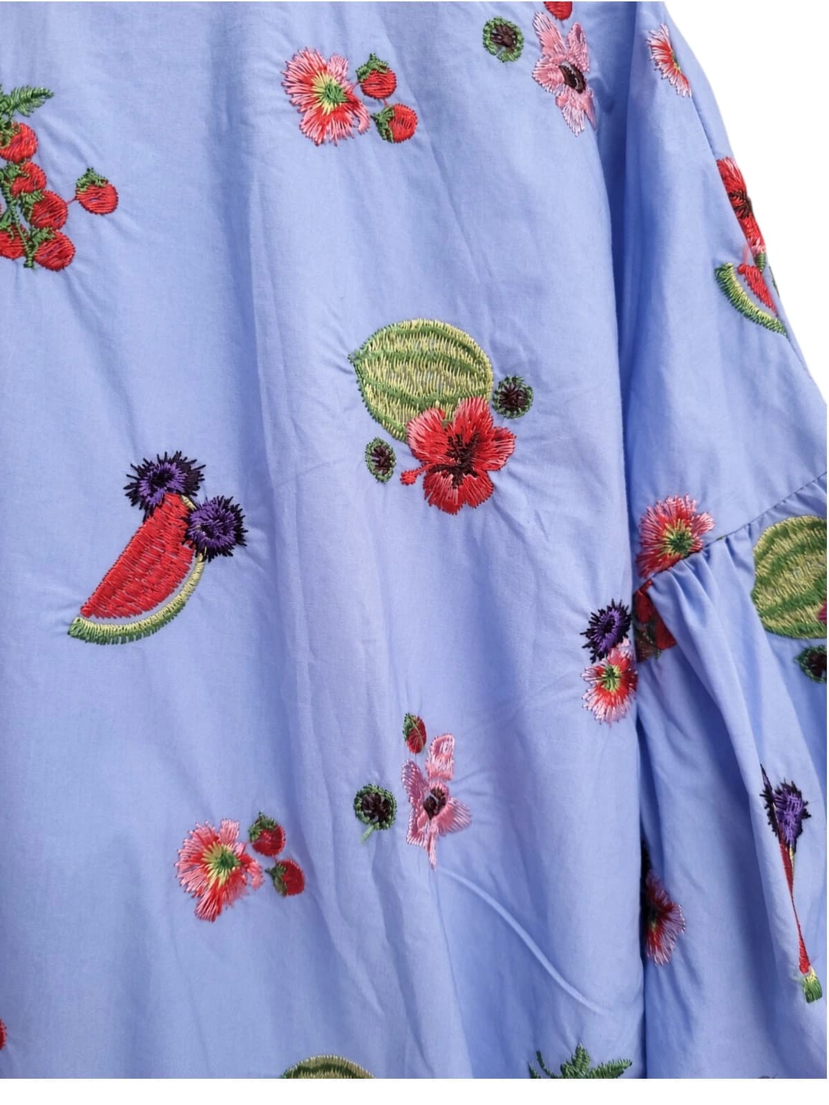 Gorman x Hattie Molloy Fruit Salad Embroidered Smock Top Size 10 — photo 5 of 9