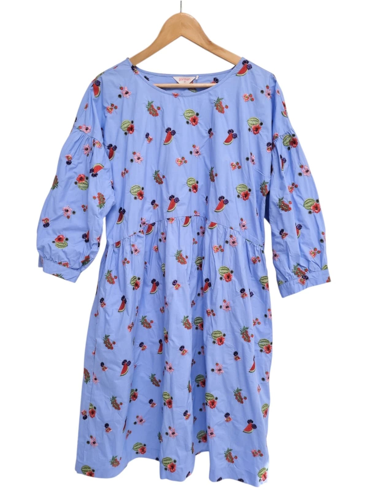 Gorman x Hattie Molloy Fruit Salad Embroidered Smock Top Size 10 — photo 2 of 9