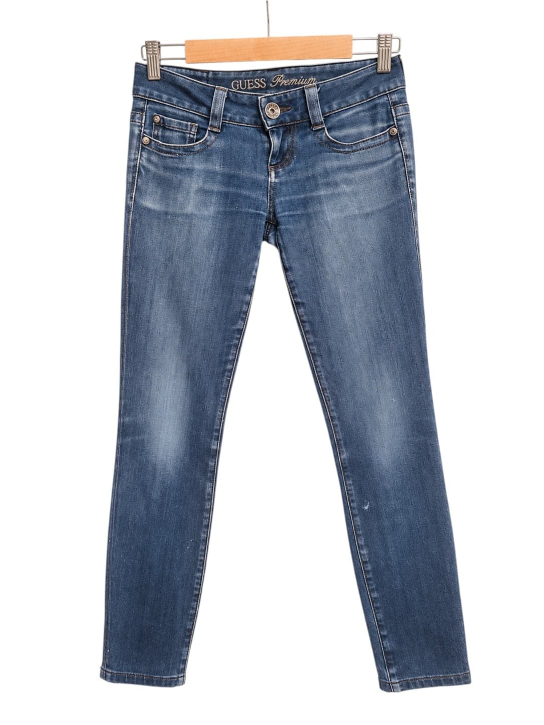 GUESS Premium Y2K Style Low Rise Skinny Jeans Blue Denim Womens 28 — photo 2 of 7