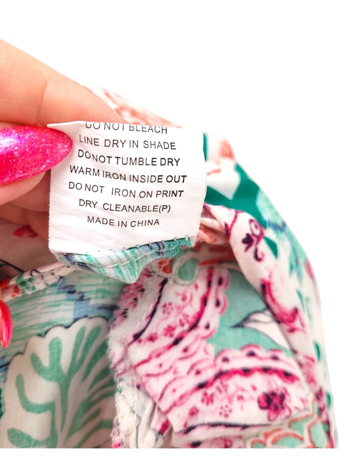 Label Of Love Patchwork Print Spaghetti Strap Maxi Dress — photo 8 of 8