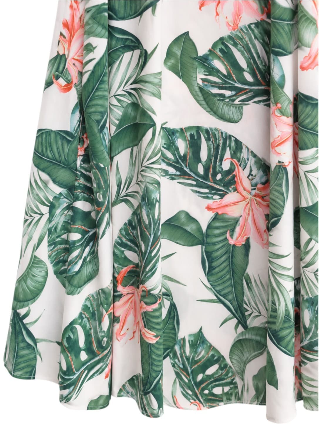 LABEL OF LOVE Tropical Leaf Floral Cami Maxi Dress Size S — photo 5 of 7