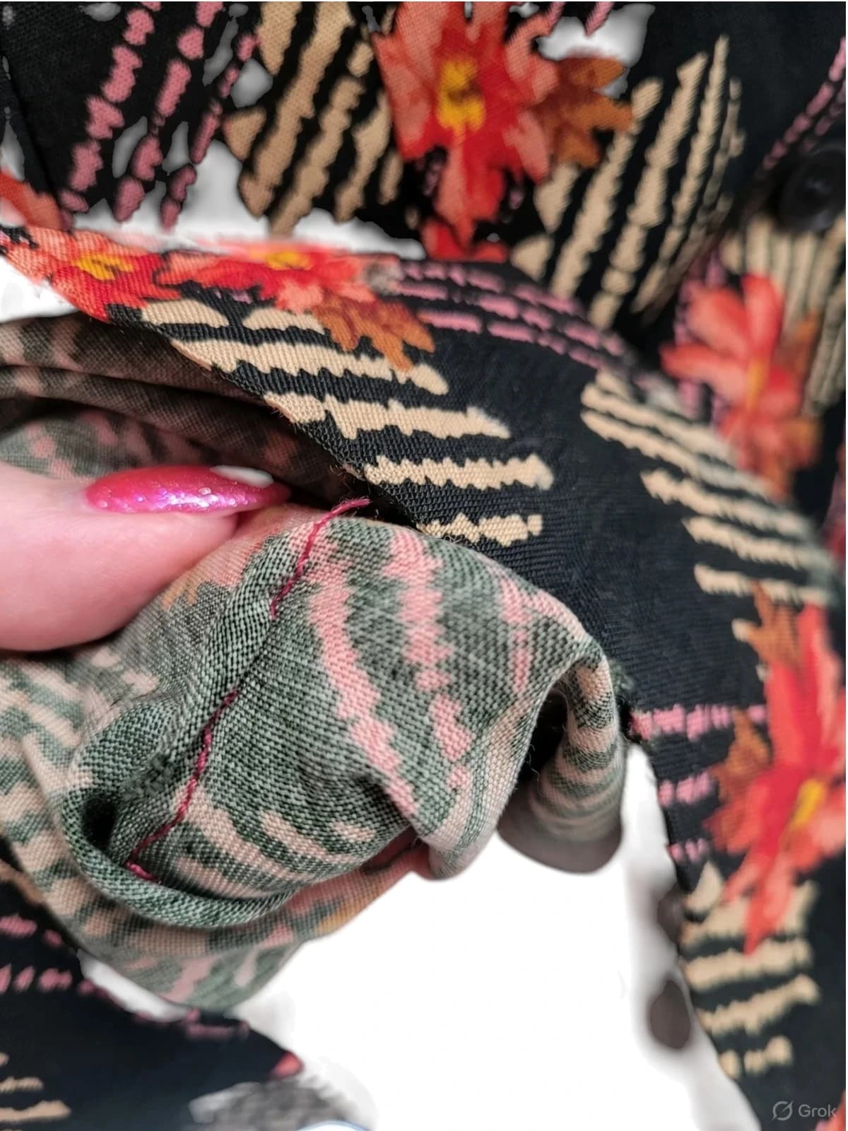 LADIES SHOP TOKYO 1970s Vintage Japanese Floral Shirt Dress Isetan Size 8 — photo 10 of 15