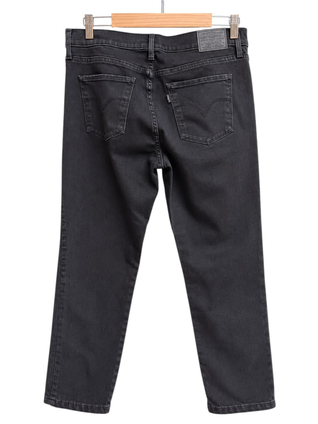 Levis 312 Shaping Slim Jeans Womens W31 L32 Black Stretch Denim — photo 2 of 10