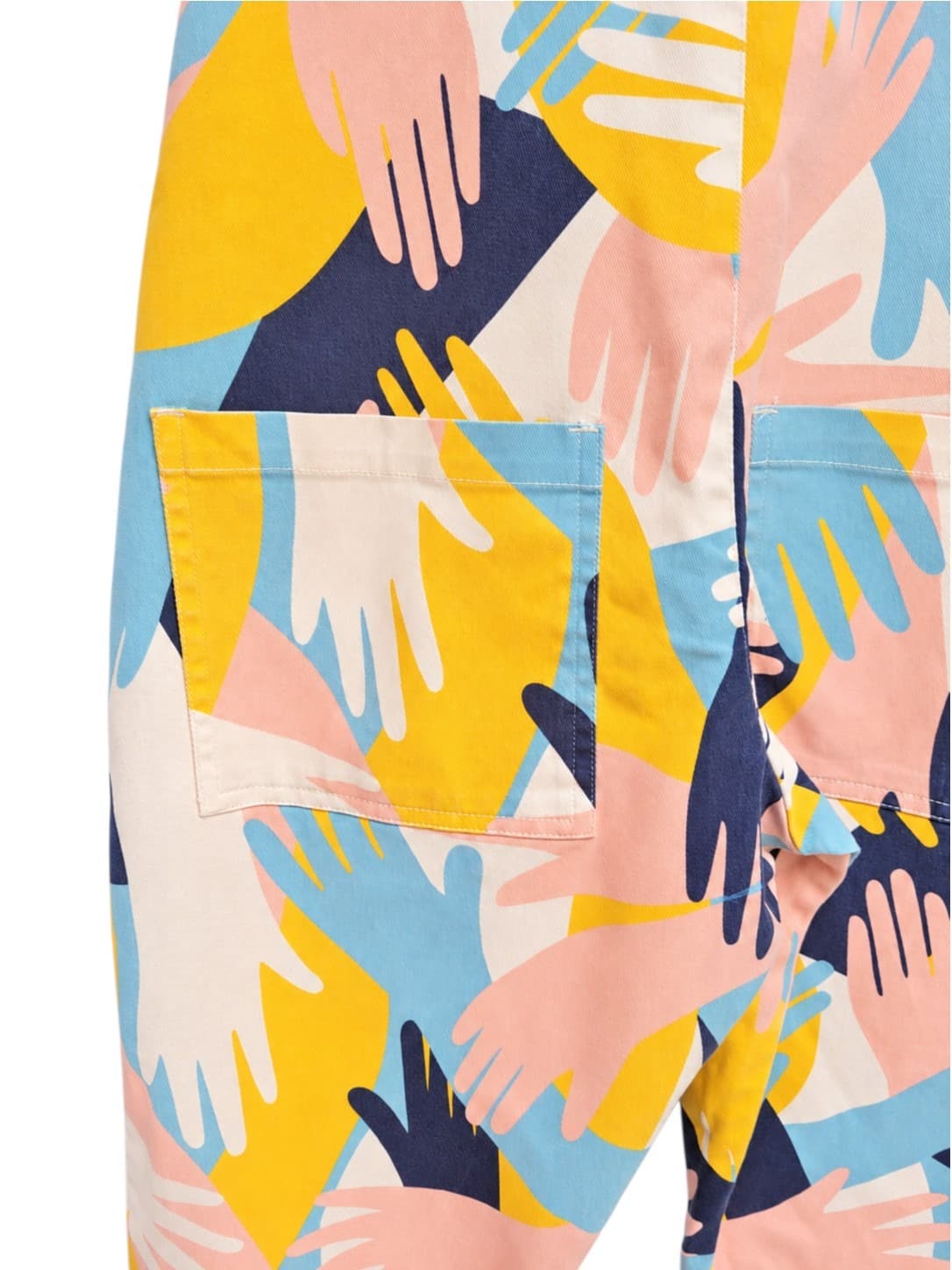 Lucy & Yak Dungarees Womens UK 6R AU 6 Multicolour Hand Print Overalls — photo 5 of 9