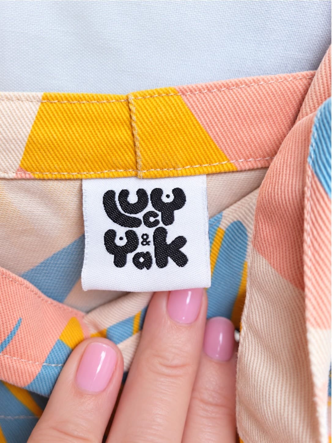 Lucy & Yak Dungarees Womens UK 6R AU 6 Multicolour Hand Print Overalls — photo 6 of 9