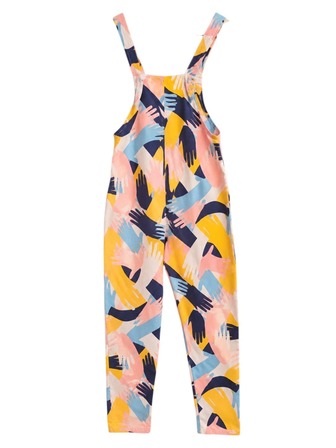 Lucy & Yak Dungarees Womens UK 6R AU 6 Multicolour Hand Print Overalls — photo 4 of 9