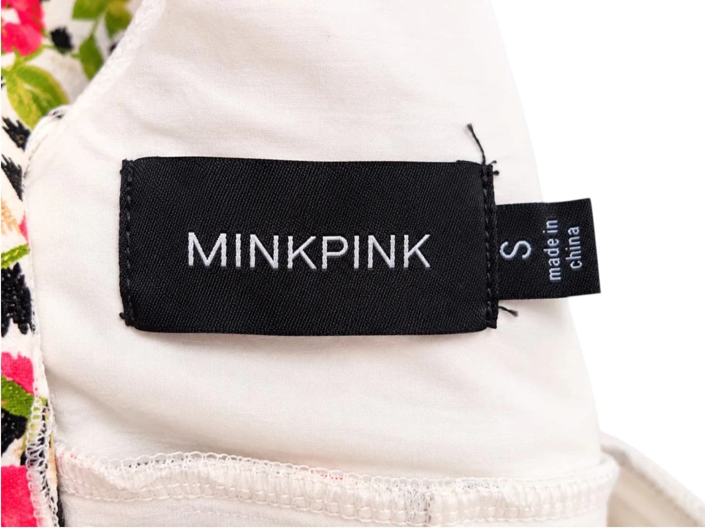MINKPINK Womens Dress Size S Pink Floral Leopard Print Sleeveless Mini Rayon — photo 4 of 6