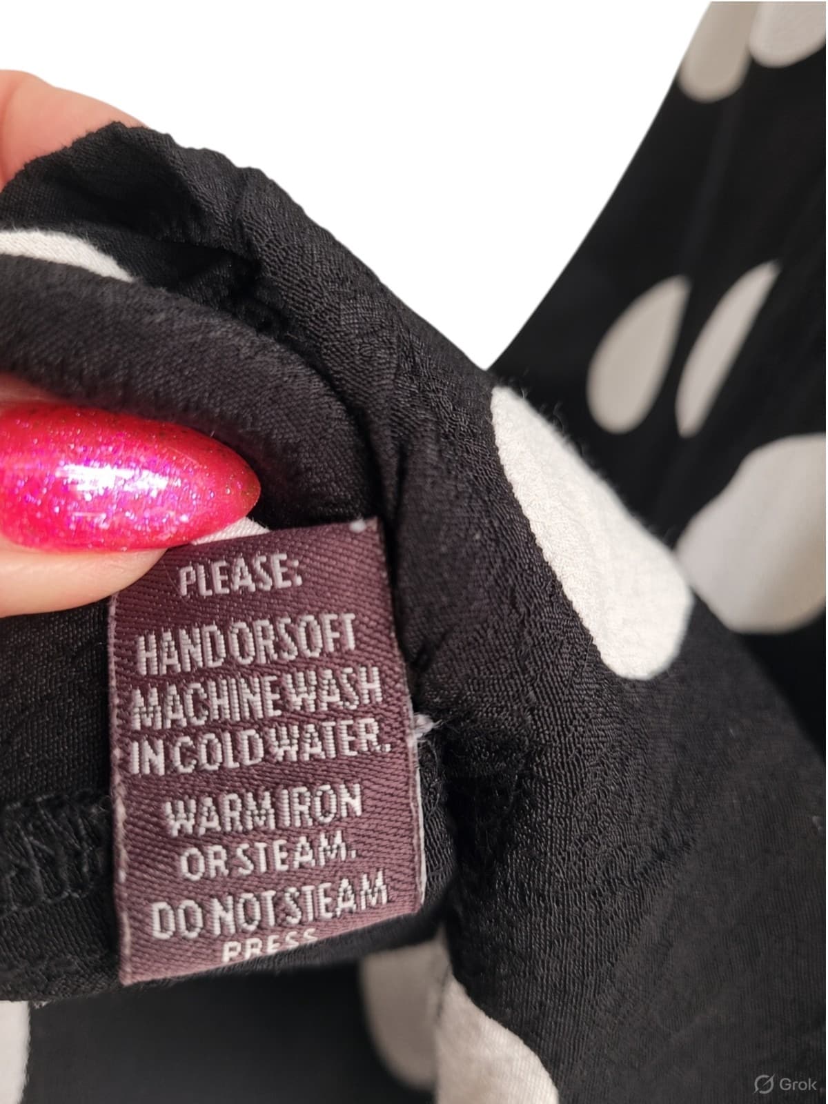 Mister Zimi Black & White Polka Dot Shift Dress Size 10 — photo 7 of 7