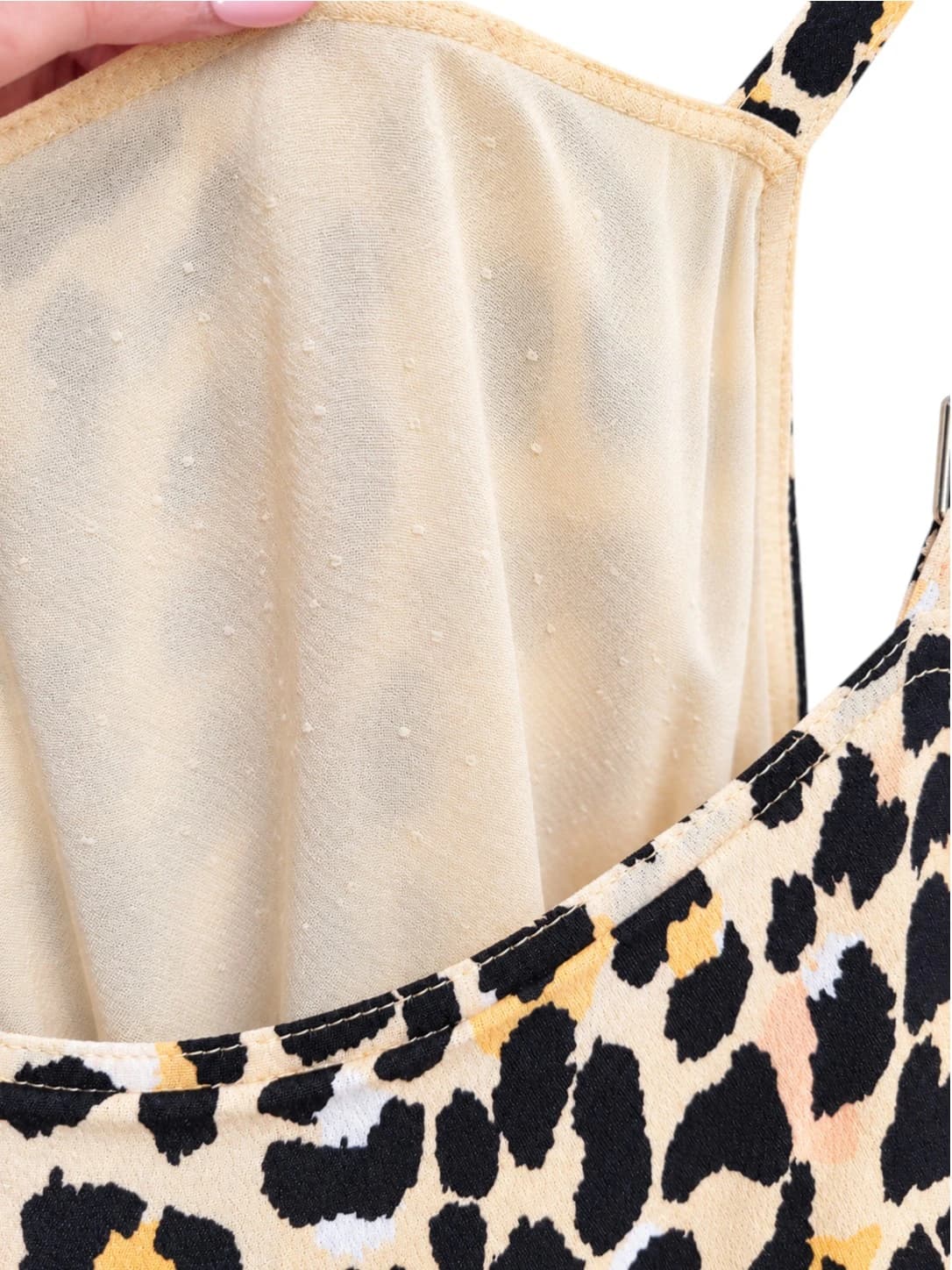 PAPER HEART Leopard Print Sleeveless Playsuit Romper Size 14 — photo 4 of 9