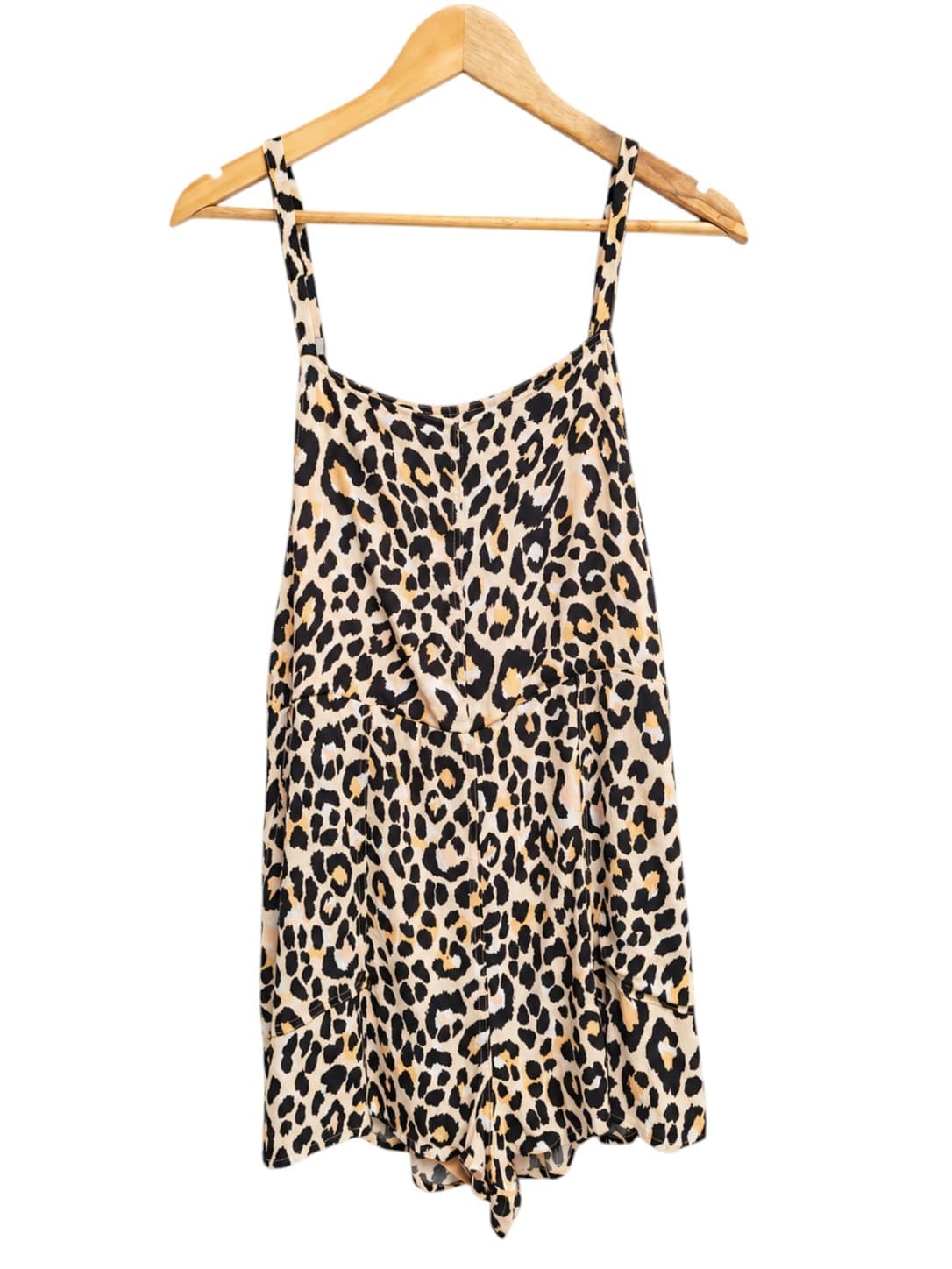 PAPER HEART Leopard Print Sleeveless Playsuit Romper Size 14 — photo 5 of 9