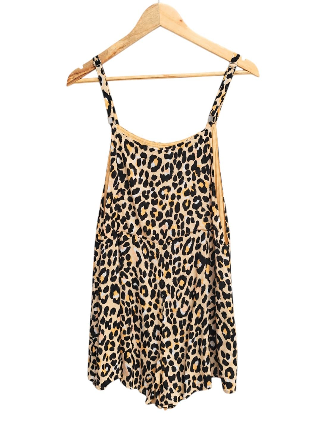 PAPER HEART Leopard Print Sleeveless Playsuit Romper Size 14 — photo 1 of 9
