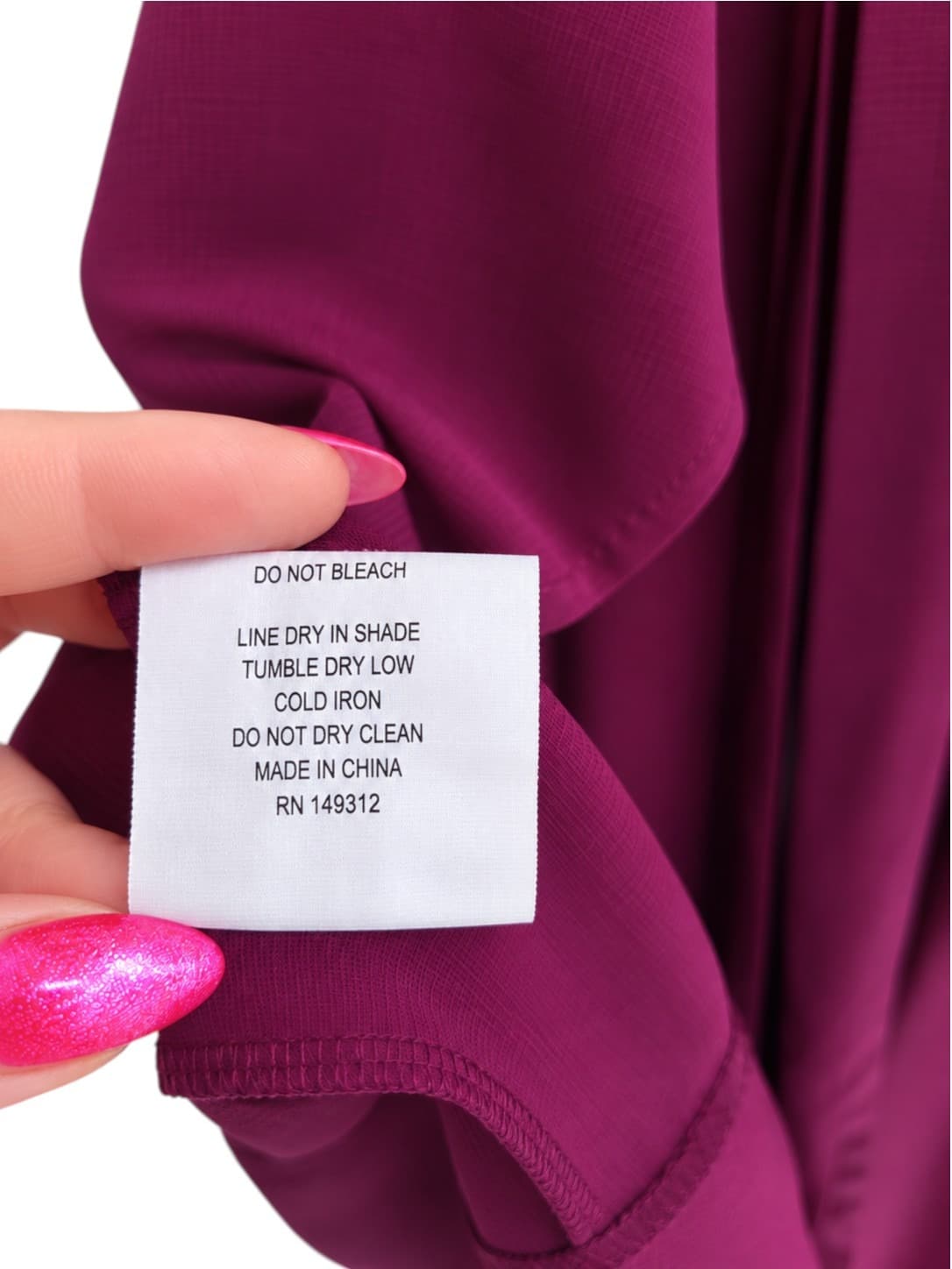 PILGRIM Purple Flutter Sleeve Ruffle Wrap Style Midi Dress Size 14 — photo 8 of 8