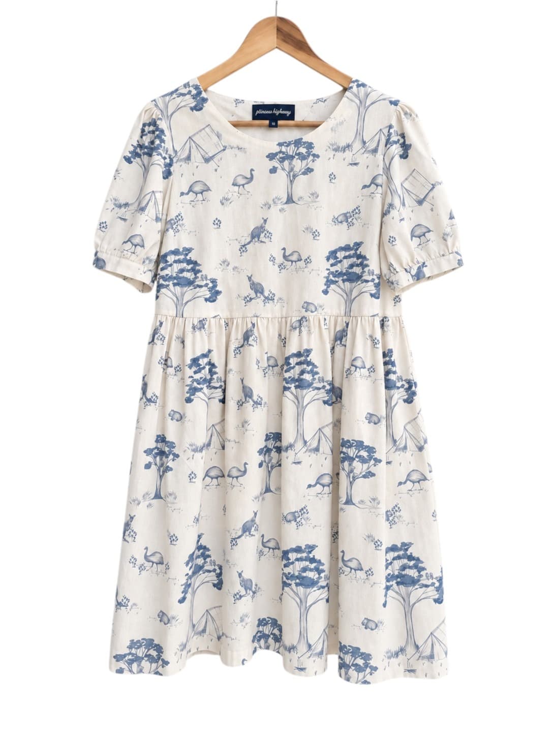 PRINCESS HIGHWAY Australian Toile Print Linen Cotton Dress Size 10 — photo 1 of 7