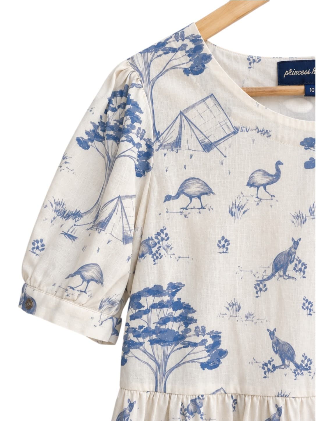 PRINCESS HIGHWAY Australian Toile Print Linen Cotton Dress Size 10 — photo 2 of 7