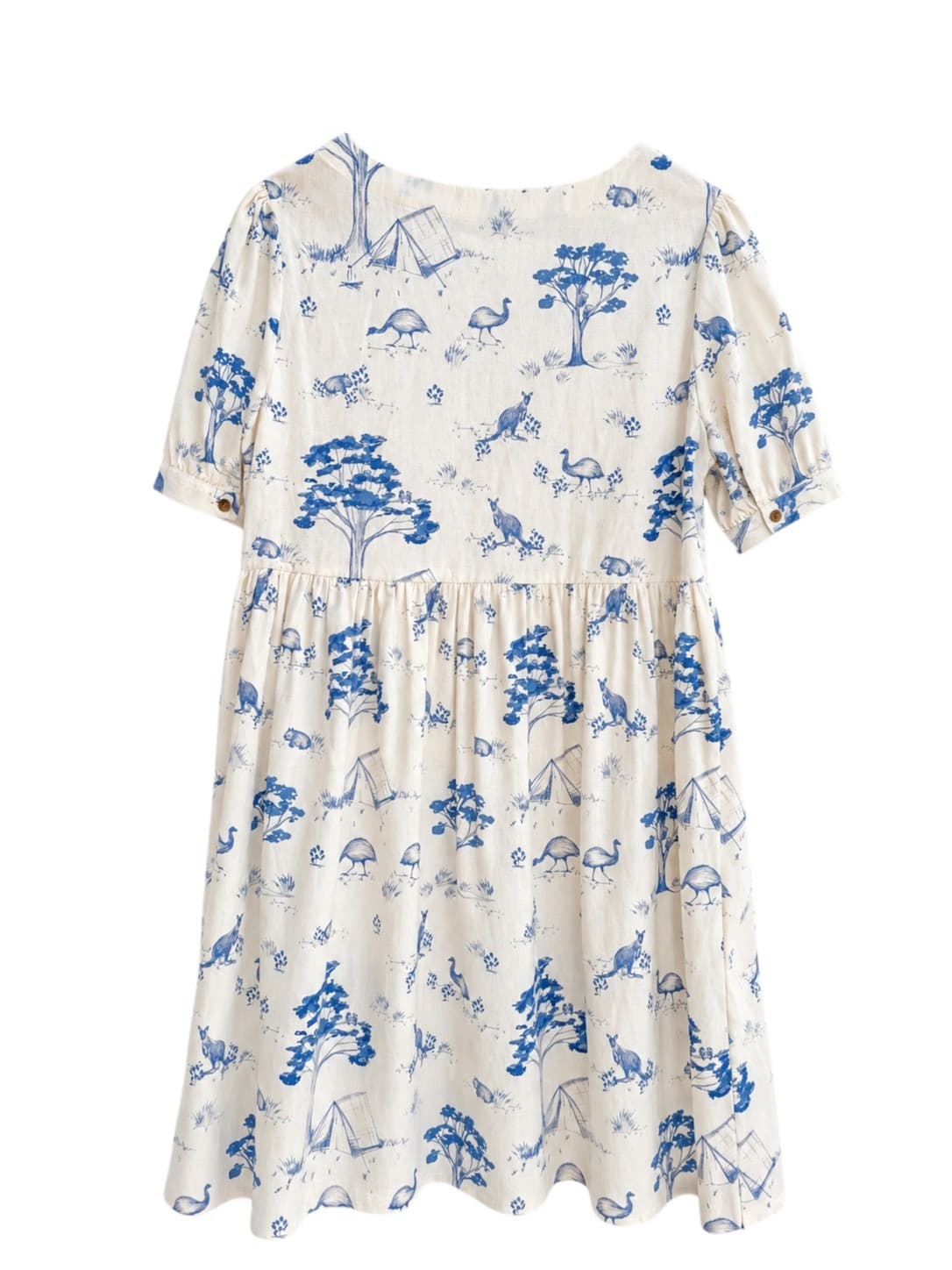 PRINCESS HIGHWAY Australian Toile Print Linen Cotton Dress Size 10 — photo 4 of 7