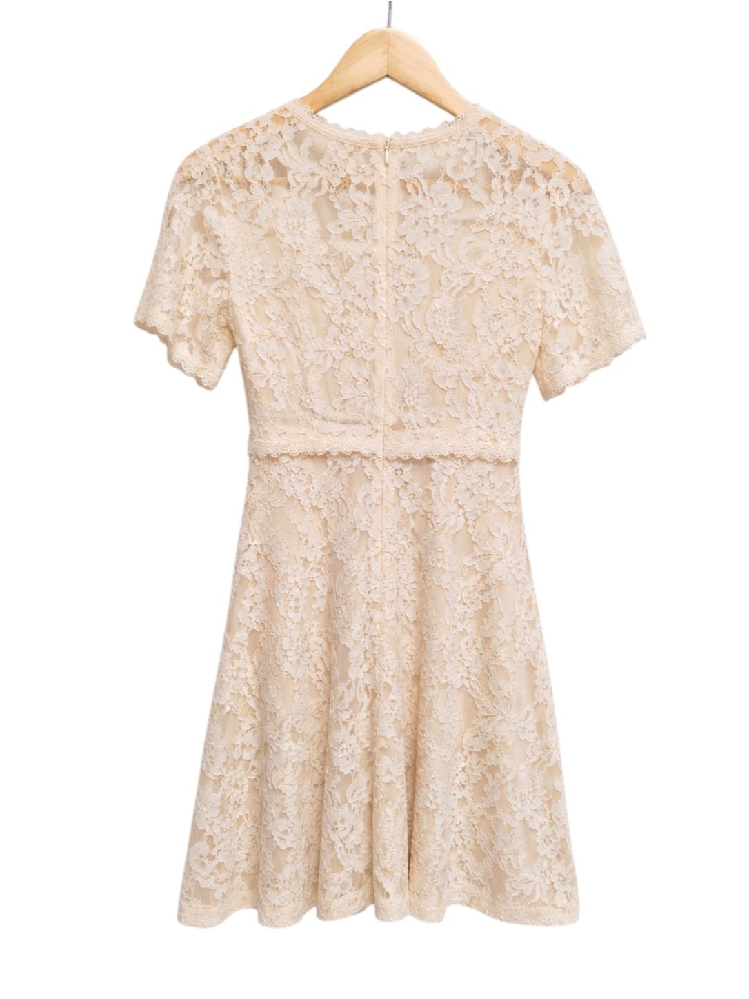 PRINCESS HIGHWAY Cream Floral Lace Fit & Flare Dress Size 6 — photo 3 of 6