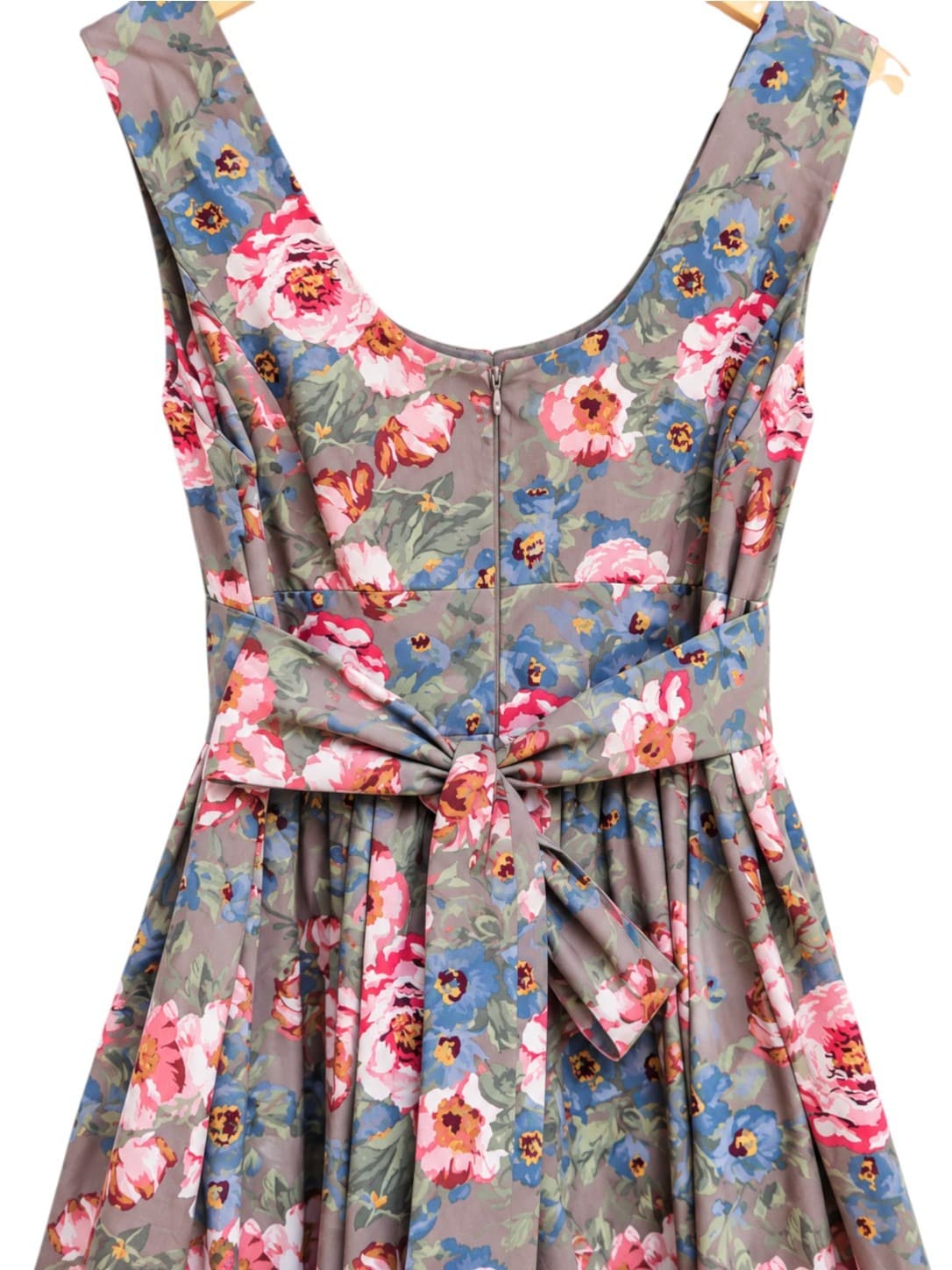 PRINCESS HIGHWAY Floral Cotton Fit & Flare Midi Dress Belted Size 10 — photo 4 of 7
