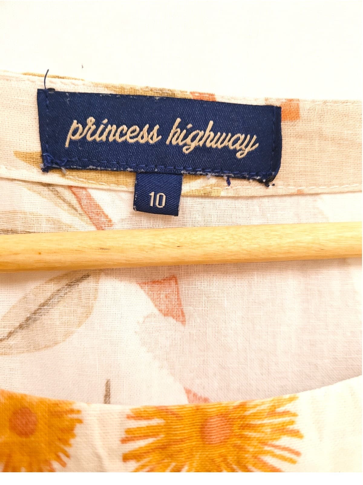 PRINCESS HIGHWAY Koala Print Linen Blend Smock Dress Size 10 — photo 2 of 6