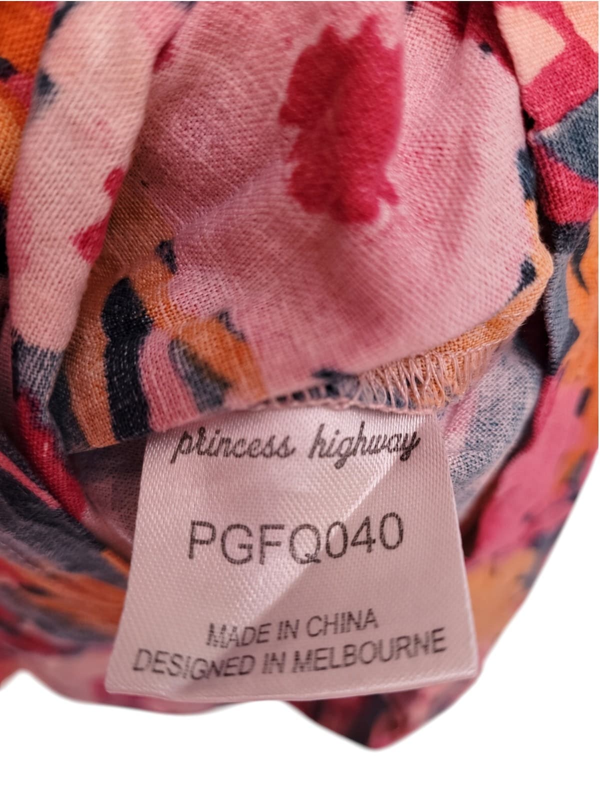 PRINCESS HIGHWAY Protea Floral Print Linen Blend Smock Dress Size 10 — photo 6 of 6