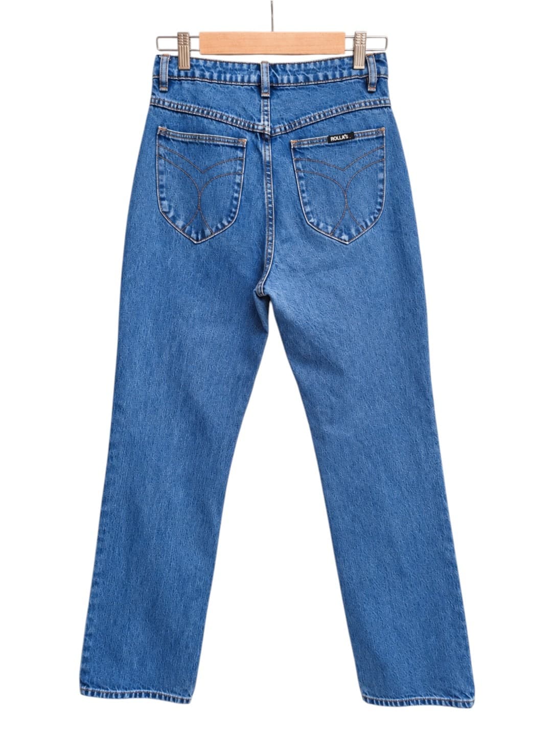 ROLLA'S Original High Rise Straight Leg Jeans Blue Denim Size 27 AU 9 — photo 4 of 6