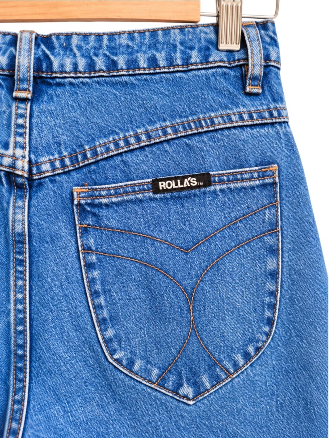 ROLLA'S Original High Rise Straight Leg Jeans Blue Denim Size 27 AU 9 — photo 3 of 6