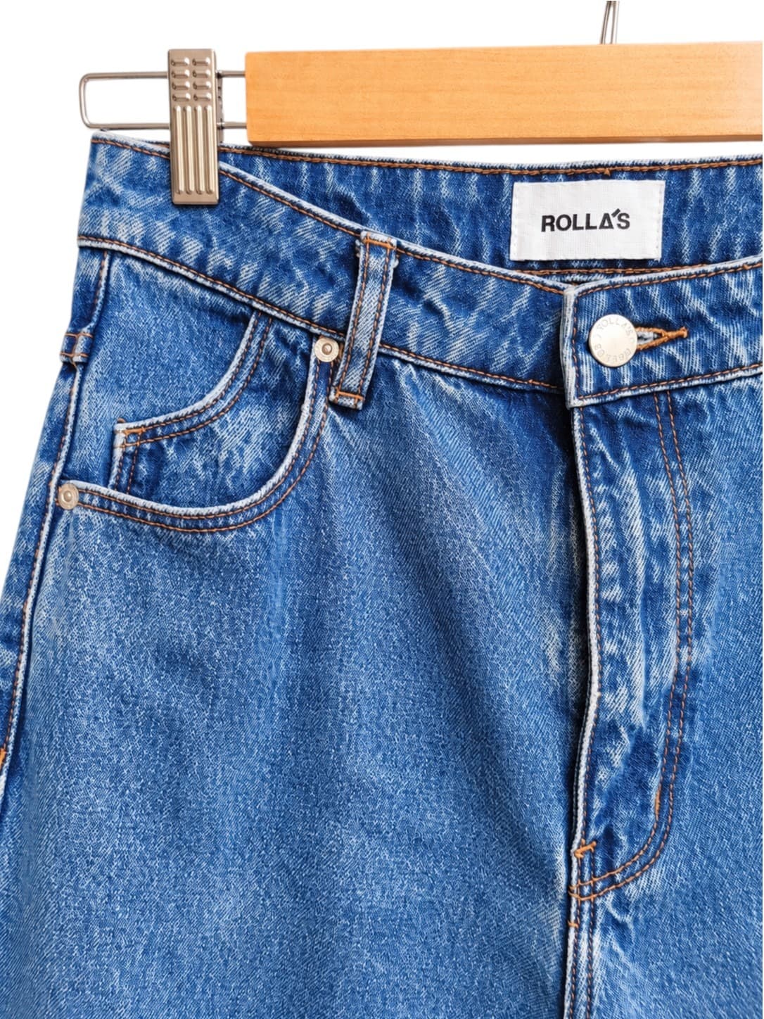 ROLLA'S Original High Rise Straight Leg Jeans Blue Denim Size 27 AU 9 — photo 1 of 6