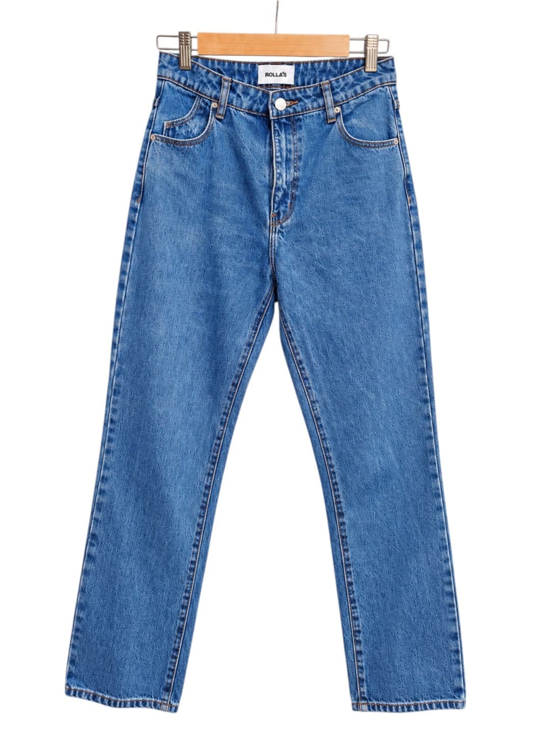 ROLLA'S Original High Rise Straight Leg Jeans Blue Denim Size 27 AU 9 — photo 2 of 6