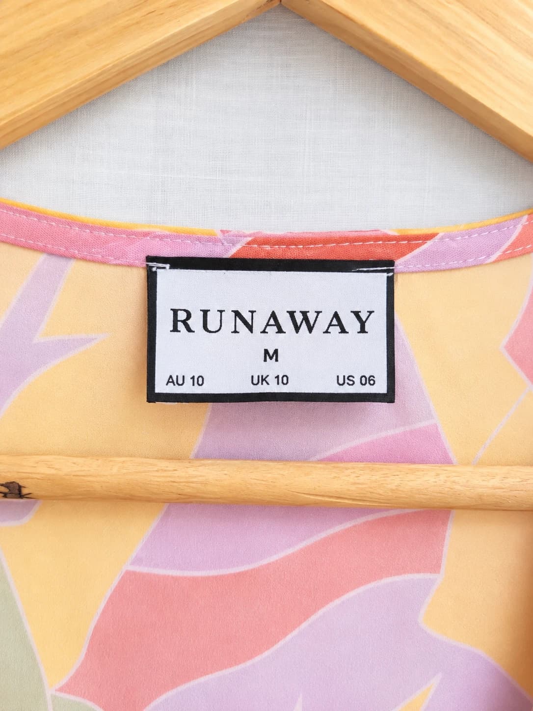 RUNAWAY Floral Button Front Long Sleeve Maxi Dress AU 10 — photo 6 of 8