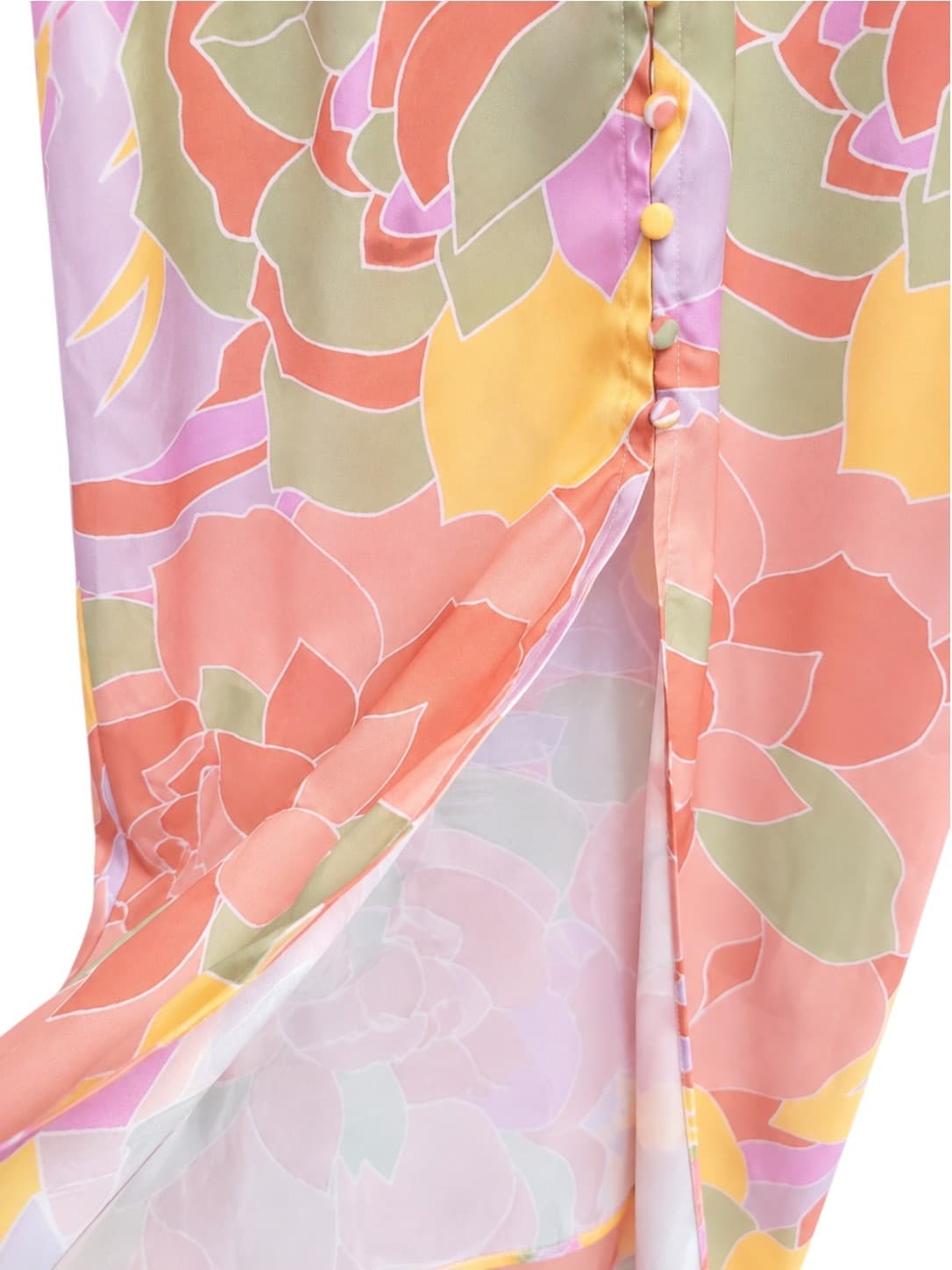 RUNAWAY Floral Button Front Long Sleeve Maxi Dress AU 10 — photo 5 of 8