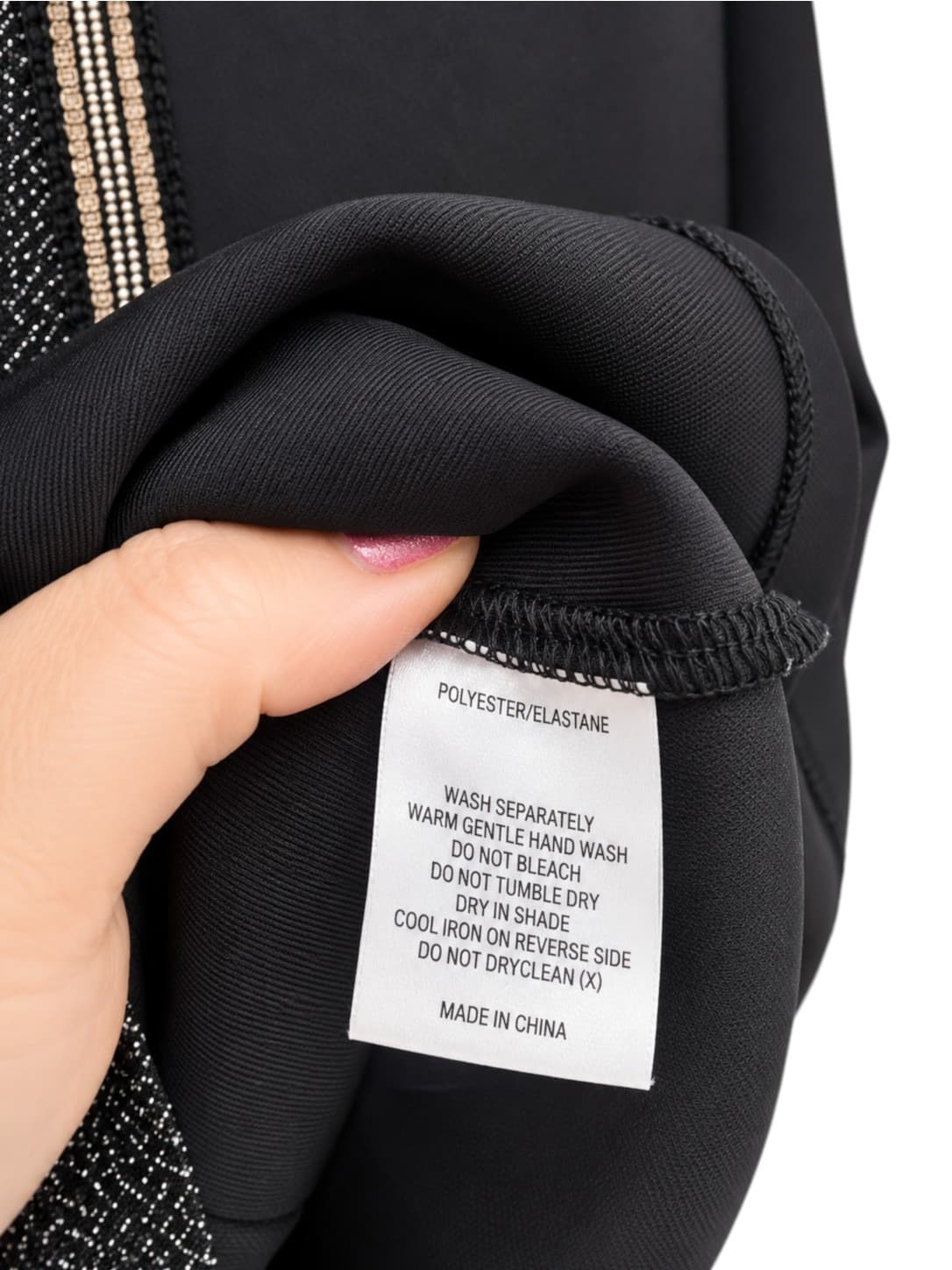 SASS Black Silver Metallic Mesh Panel Bodycon Cocktail Dress Size 10 — photo 4 of 6