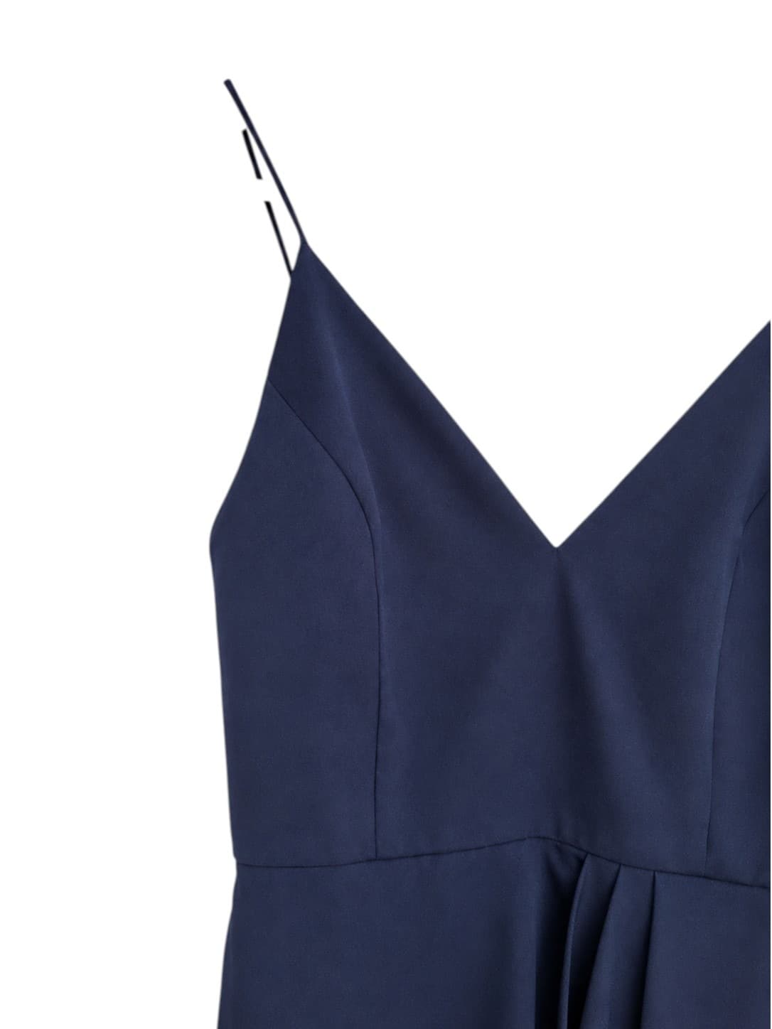 Shona Joy Womens Maxi Dress Size 8 Navy Blue Draped Tulip Hem Formal Evening — photo 2 of 9