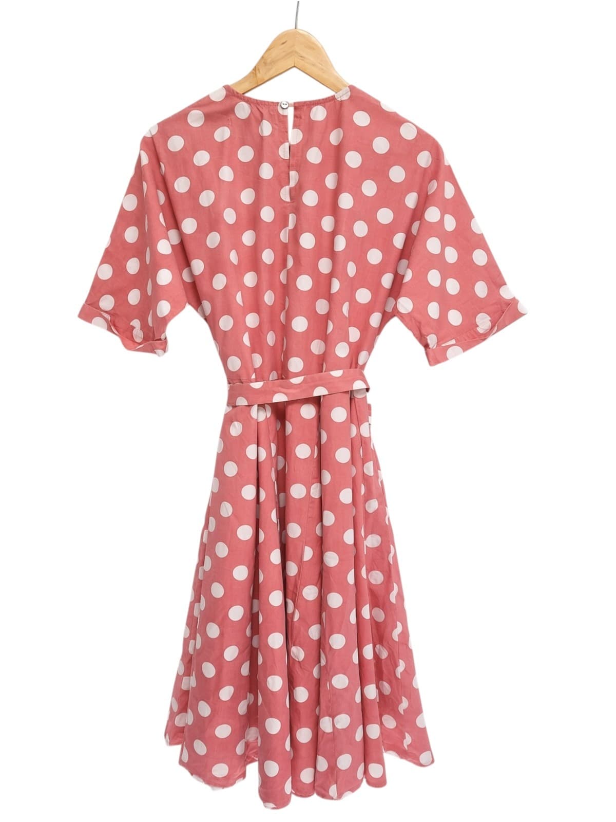SOUL SPARROW Pink Polka Dot Dress Pinup Vintage style Size S — photo 2 of 5