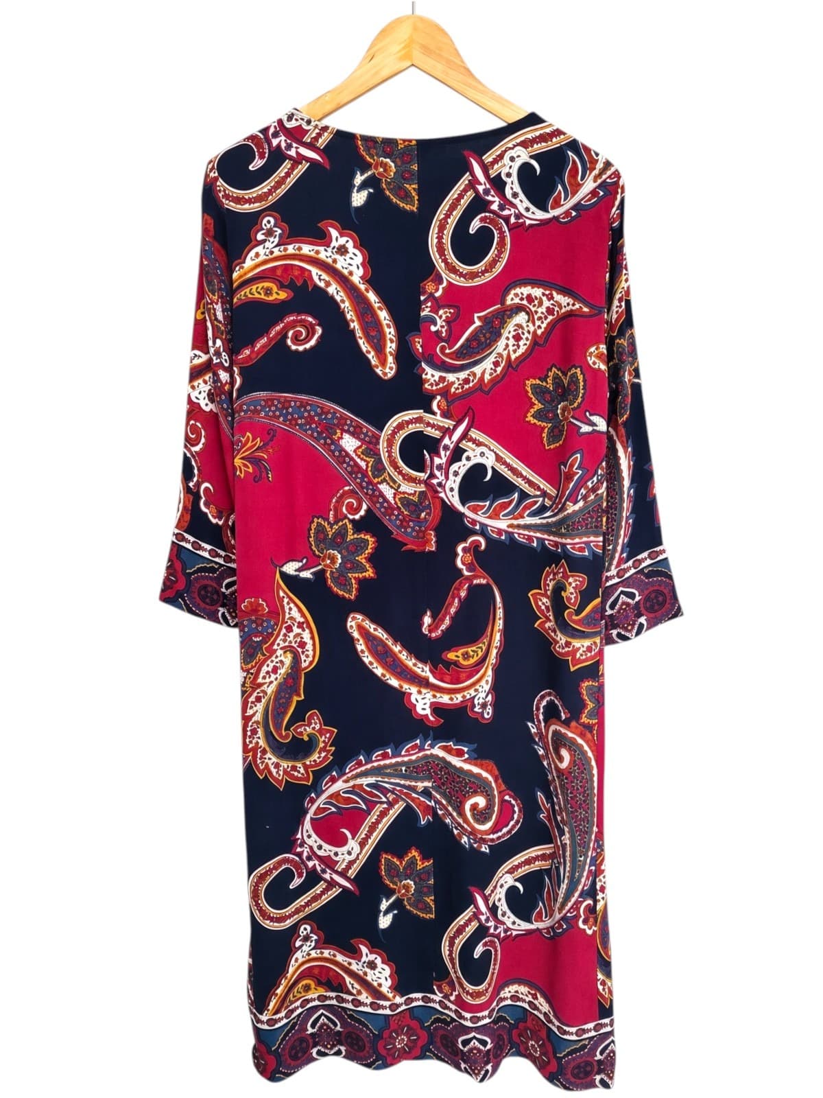 Sportscraft Paisley Print Long Sleeve Dress Size 10 — photo 3 of 5