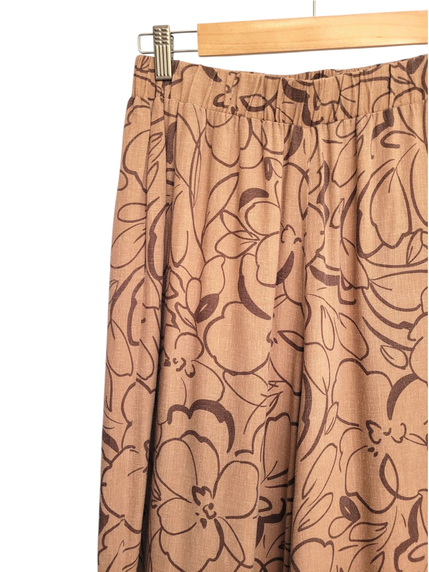 STAPLE THE LABEL Quinn Floral Linen Cotton Wide Leg Pants Size 12 — photo 1 of 4