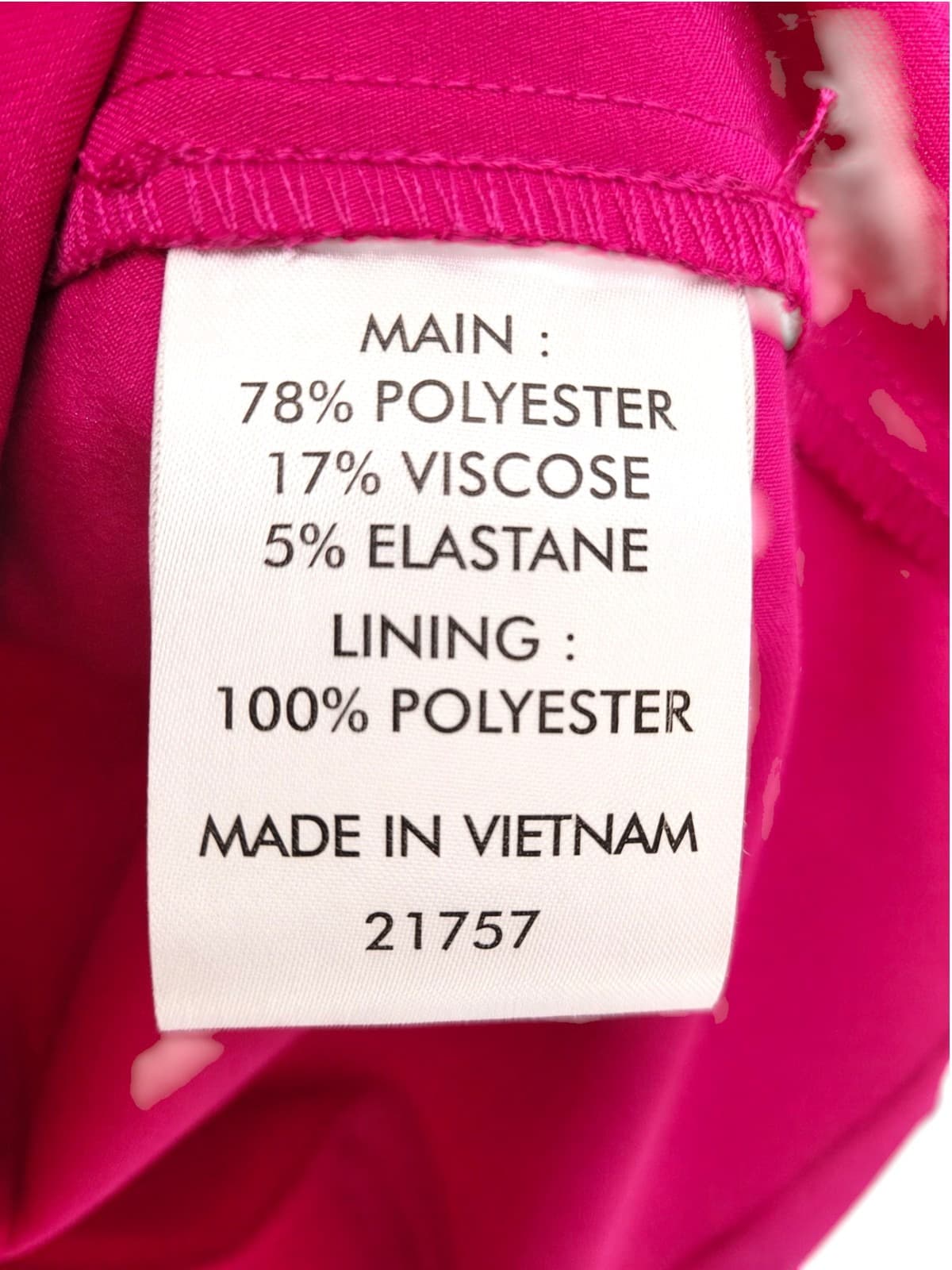 SUZANNE GRAE Bright Pink Oversized Boxy Single Breasted Blazer Size S — photo 2 of 4