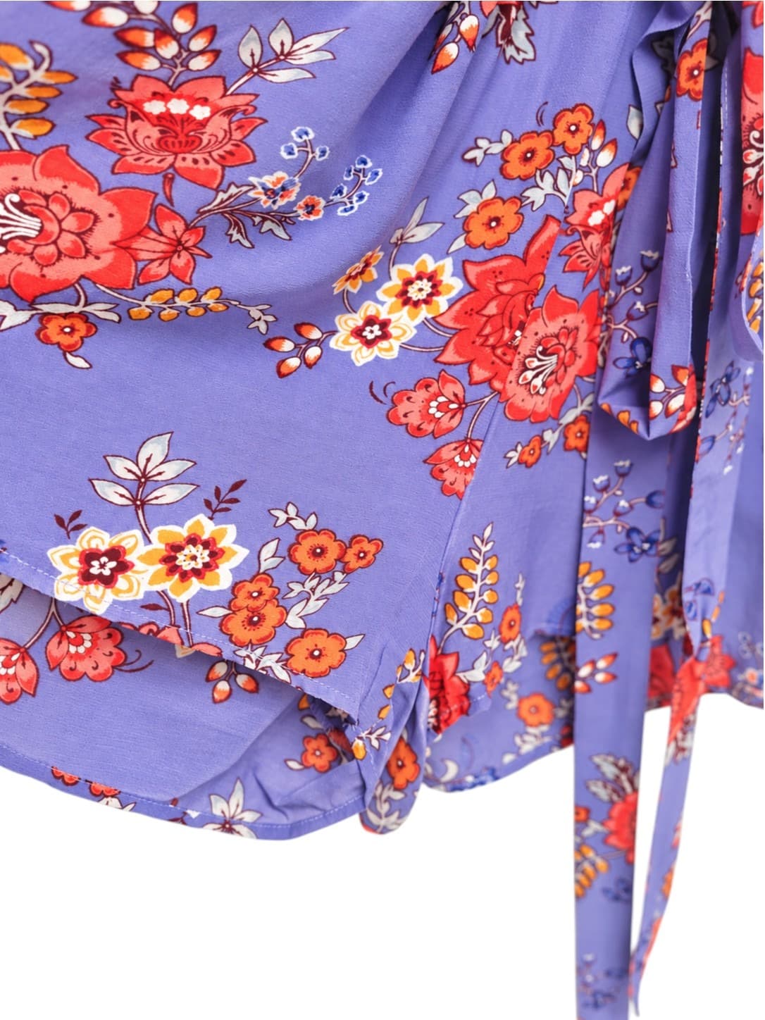Tigerlily Stevie Onesie Floral Playsuit Purple Tie Waist BNWT Womens Size 6 — photo 3 of 9