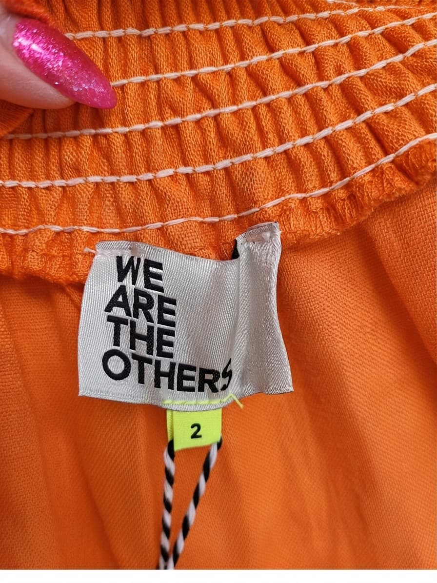 We Are The Others Orange Tiered Skirt — photo 5 of 6