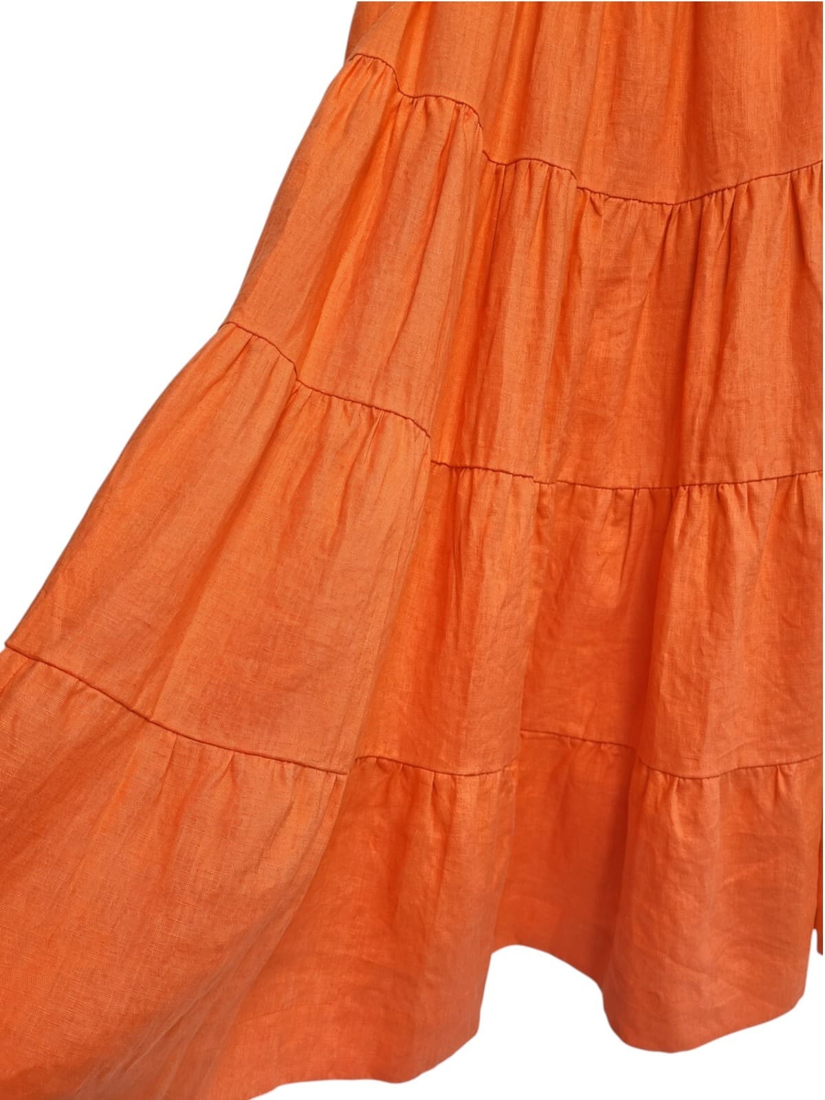 We Are The Others Orange Tiered Skirt — photo 4 of 6