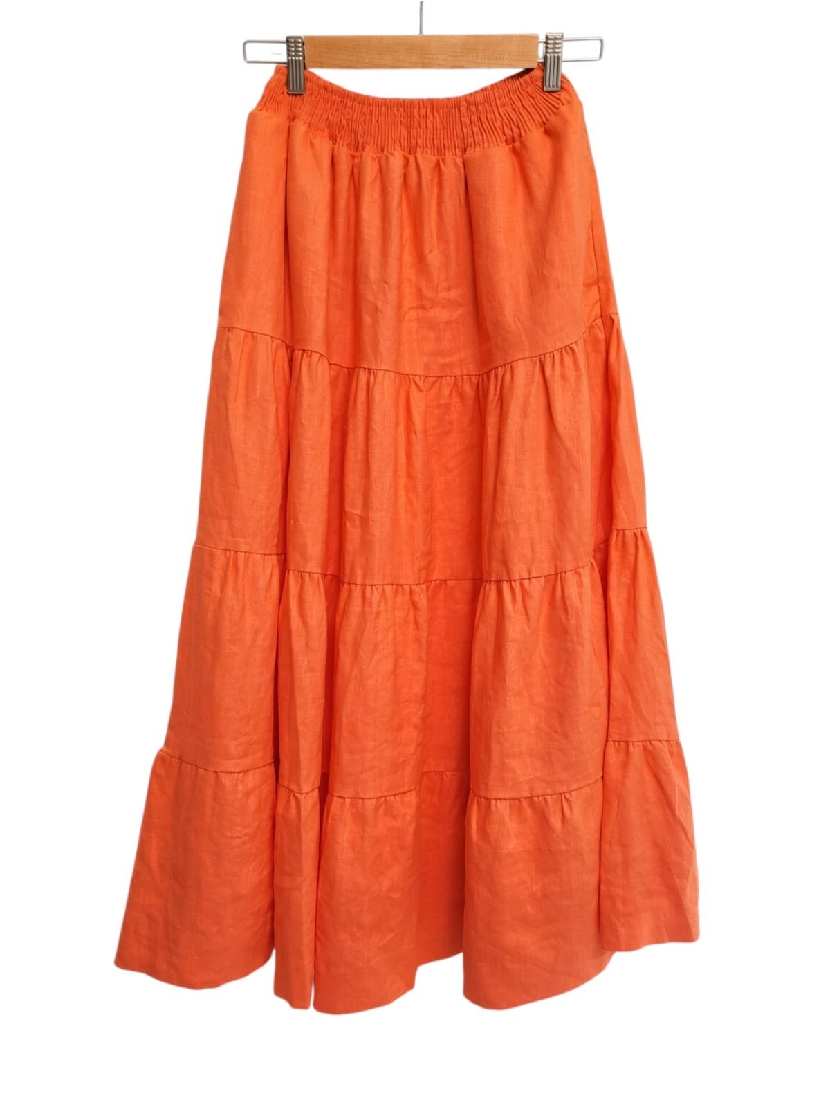 We Are The Others Orange Tiered Skirt — photo 1 of 6