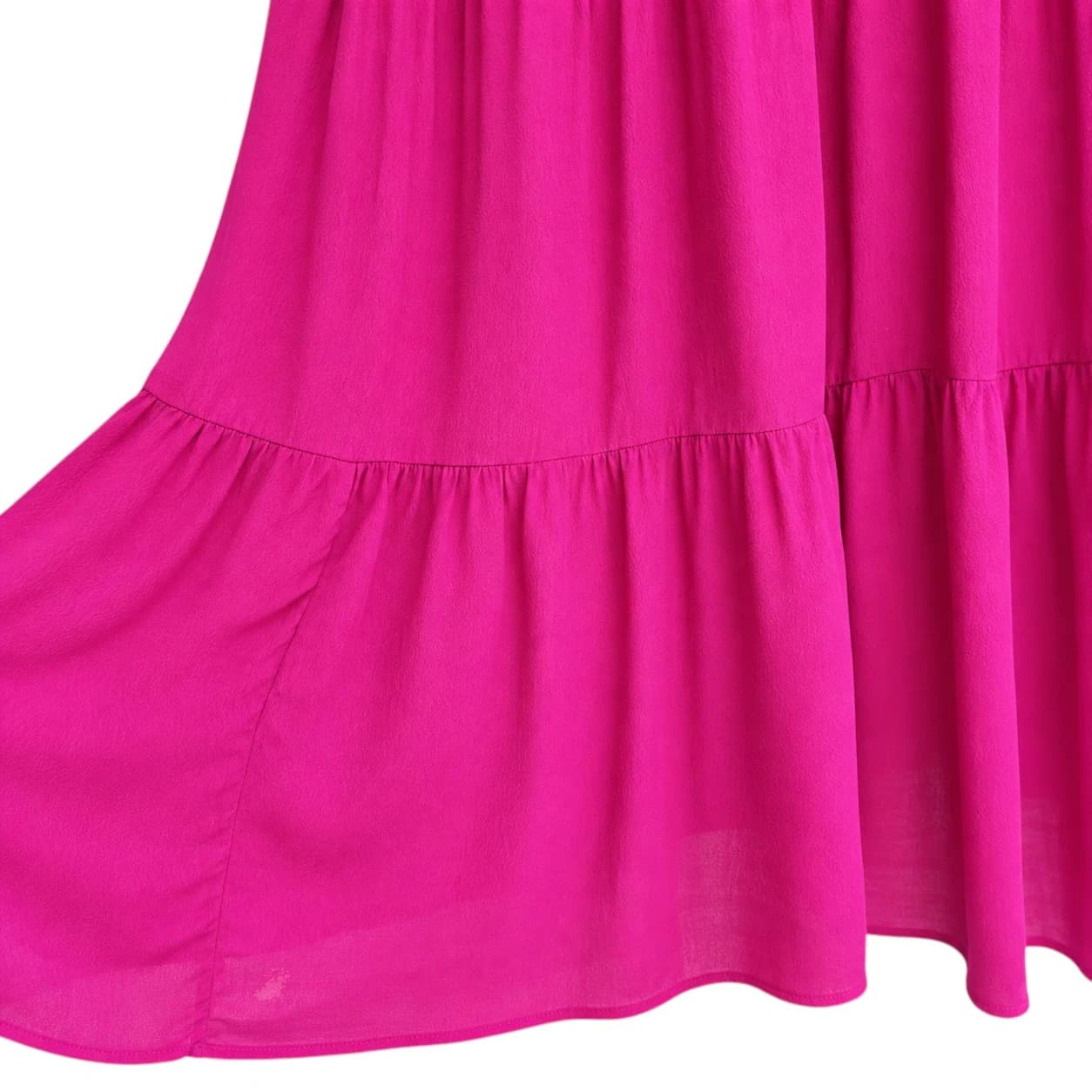 WITCHERY Magenta Sleeveless Tiered Maxi Dress Size 8 — photo 5 of 7