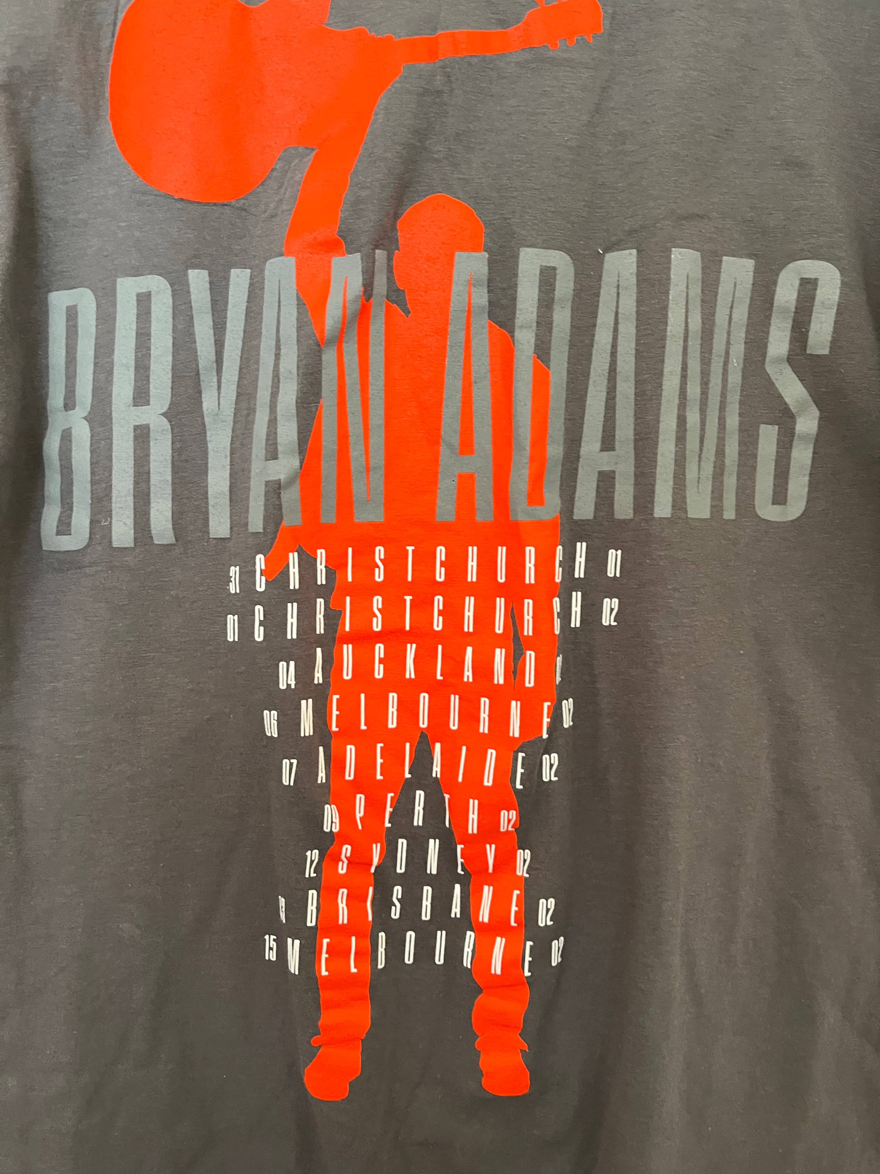Bryan Adams Tour Graphic T-Shirt Grey Size S — photo 4 of 5