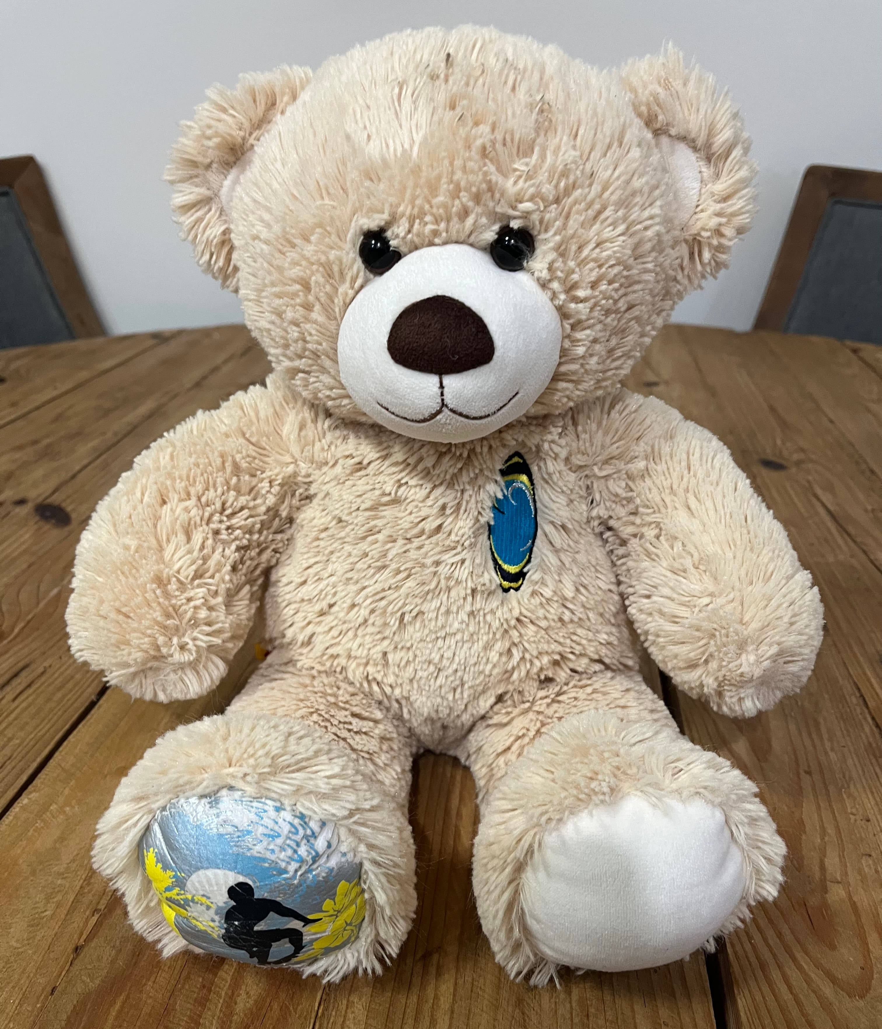 Build a Bear Surfboard Theme Teddy Bear Plush Toy 2013 — photo 1 of 4